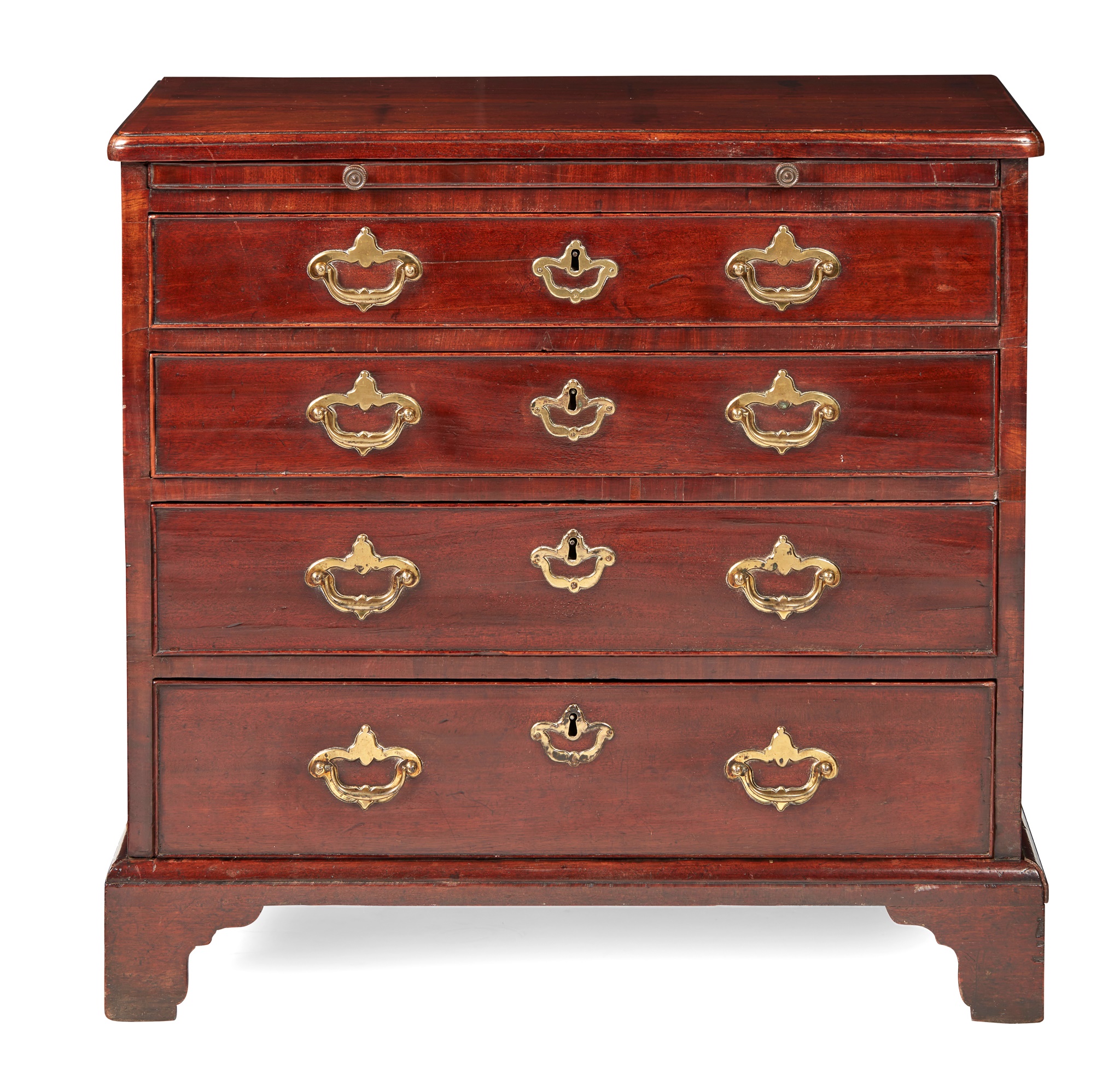 GEORGE III SMALL BACHELOR'S CHEST OF DRAWERS