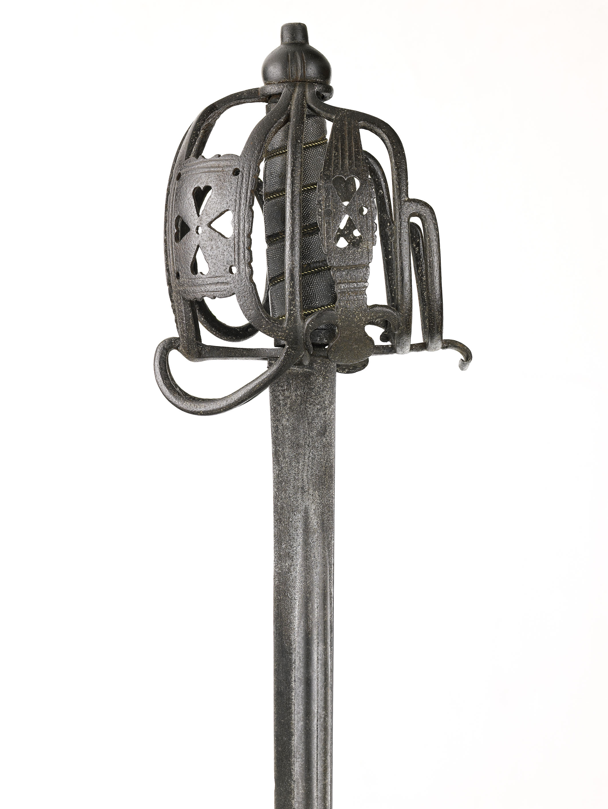 A Scottish mid 18th century Military Basket Hilted Backsword
