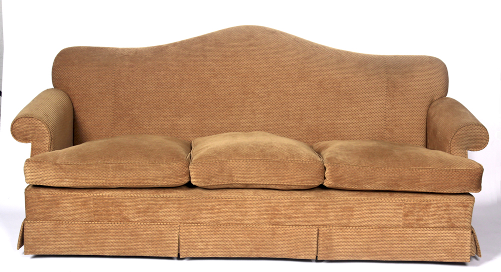 A late 20th century three seat sofa