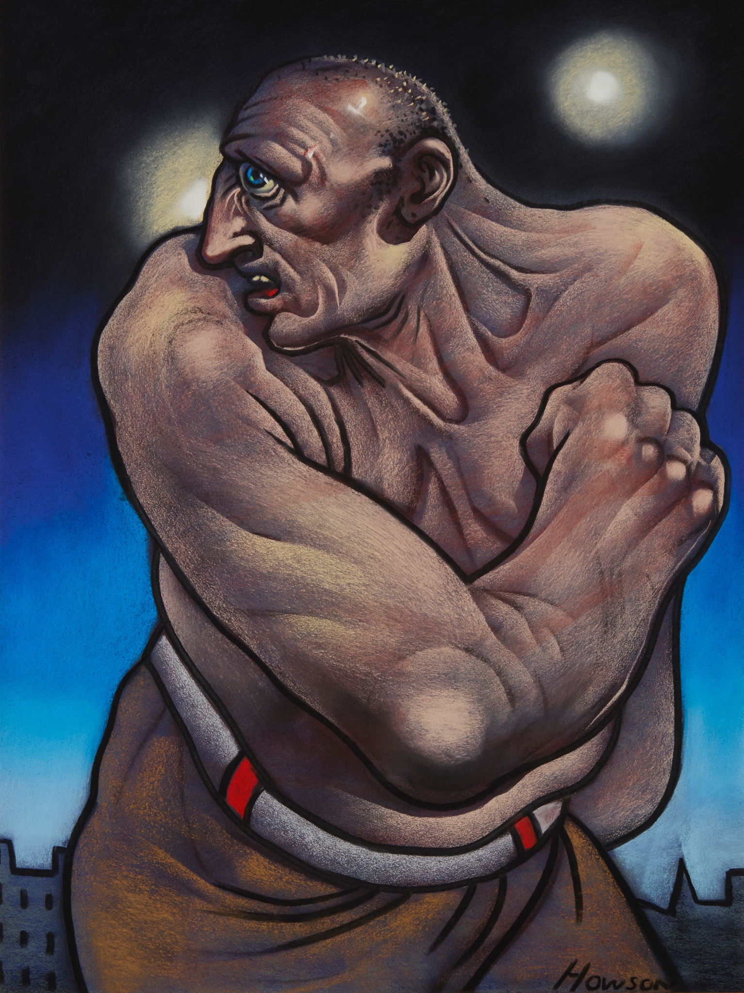 PETER HOWSON O.B.E. (SCOTTISH 1958-)