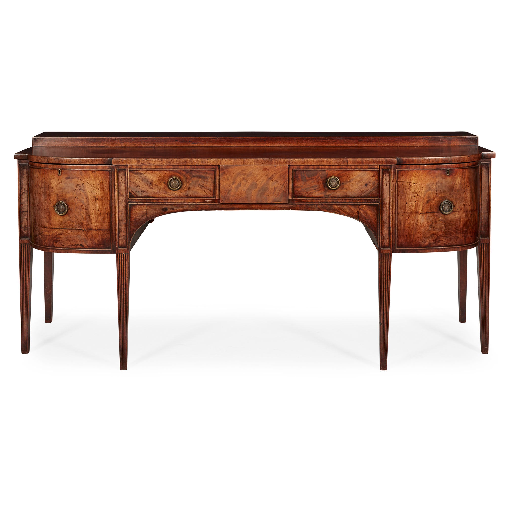 LATE GEORGE III MAHOGANY SIDEBOARD