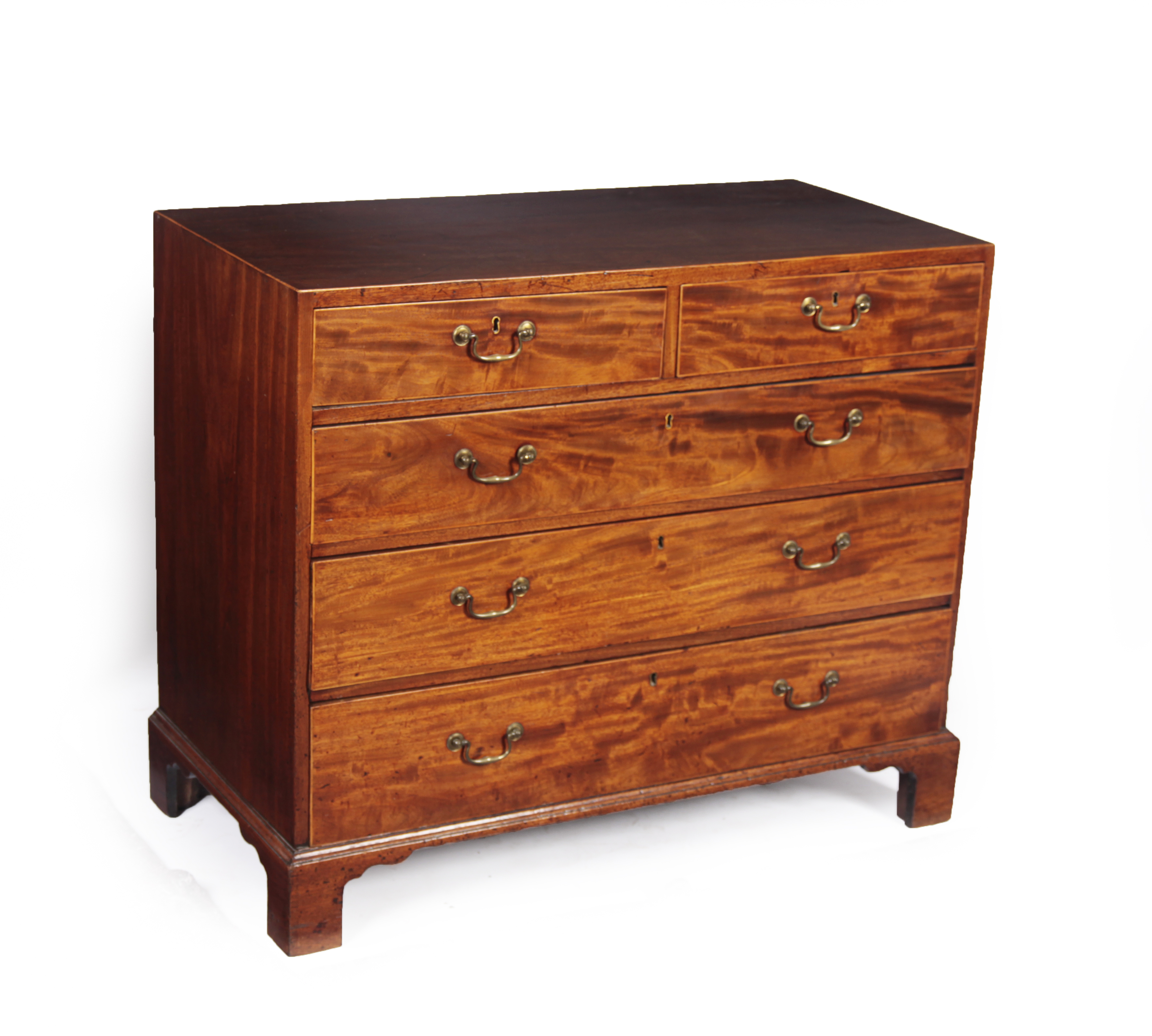 MAHOGANY CHEST OF DRAWERS
