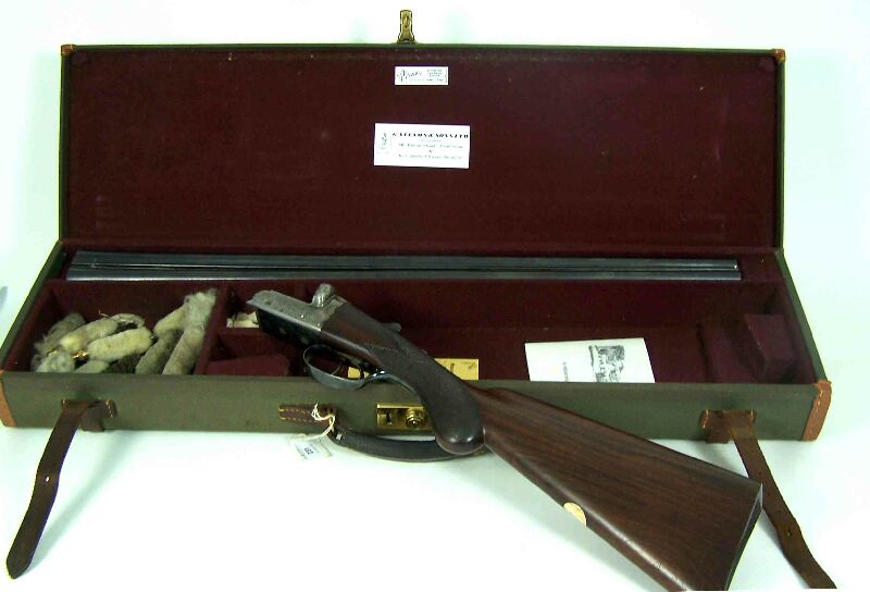 A 12 bore boxlock side by side ejector shot gun By Gallyon & Son Bridge Street Cambridge & Kings Lynn