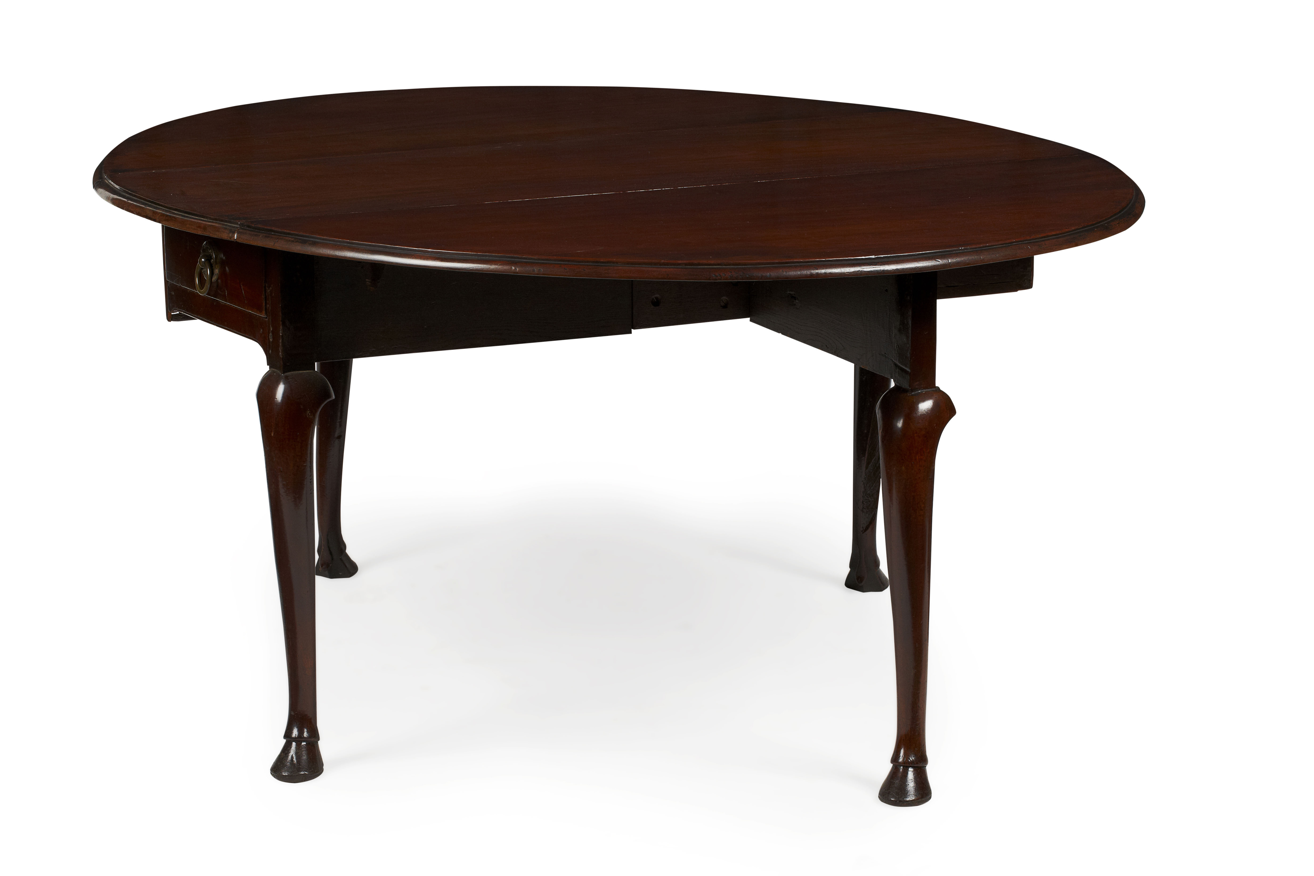 IRISH GEORGE III PADOUK DROP LEAF TABLE