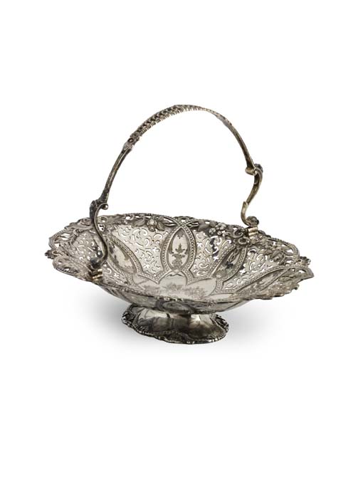 A Scottish mid Victorian cake basket