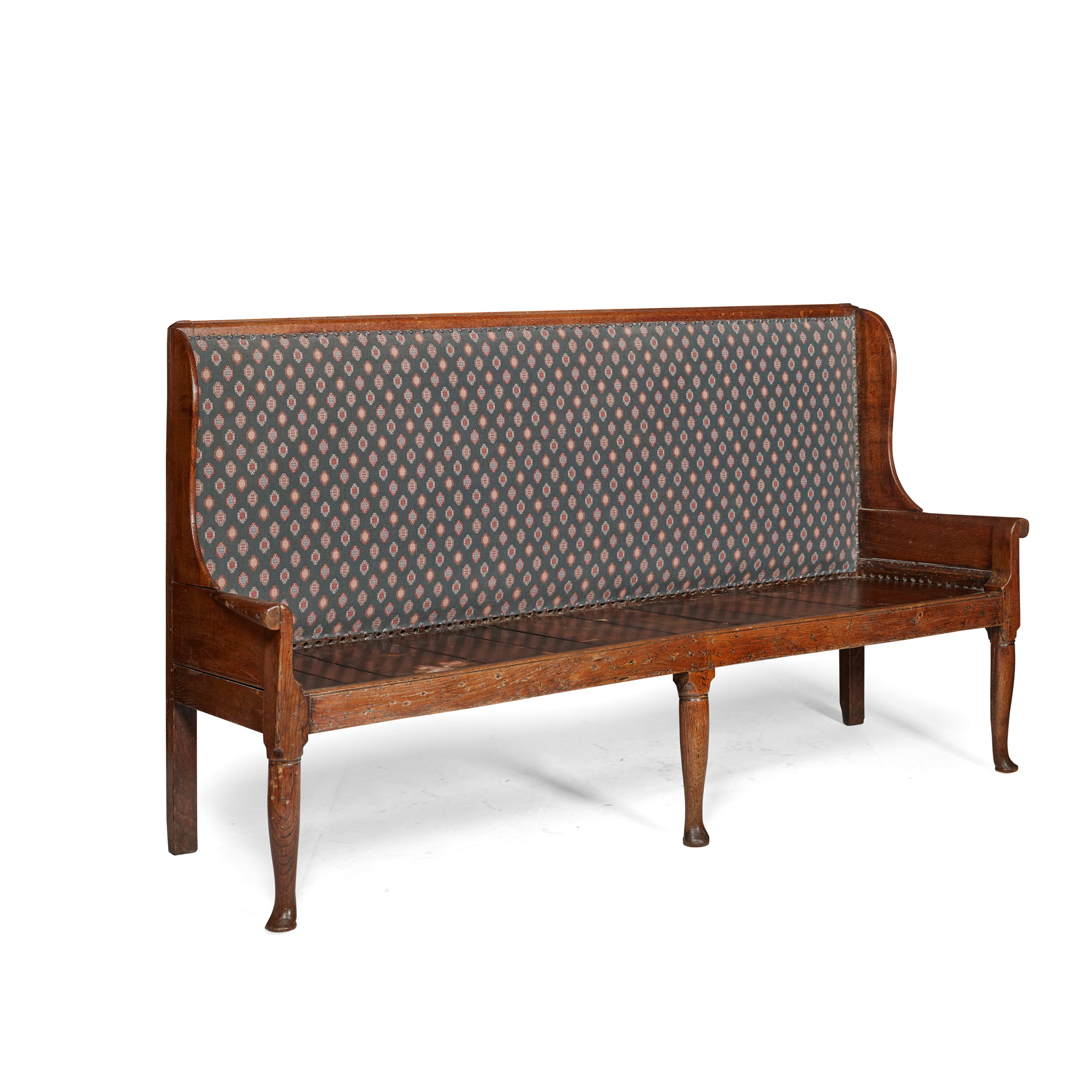 GEORGIAN PROVINCIAL OAK SETTLE