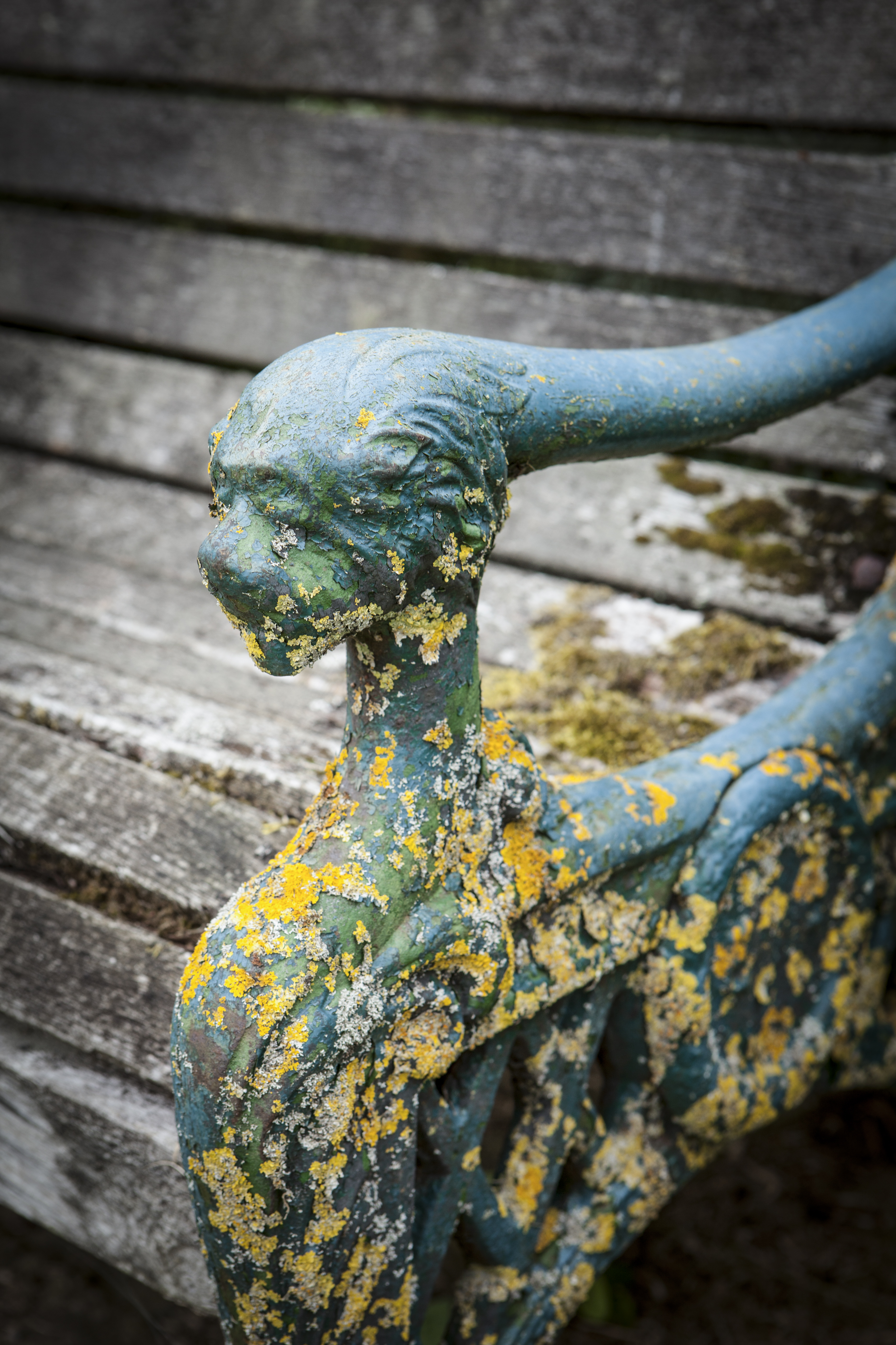 CAST IRON GARDEN BENCH