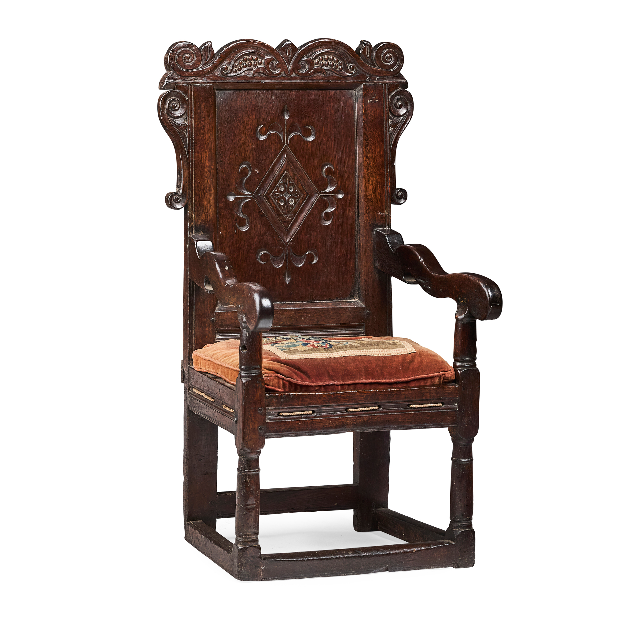 OAK WAINSCOT ARMCHAIR