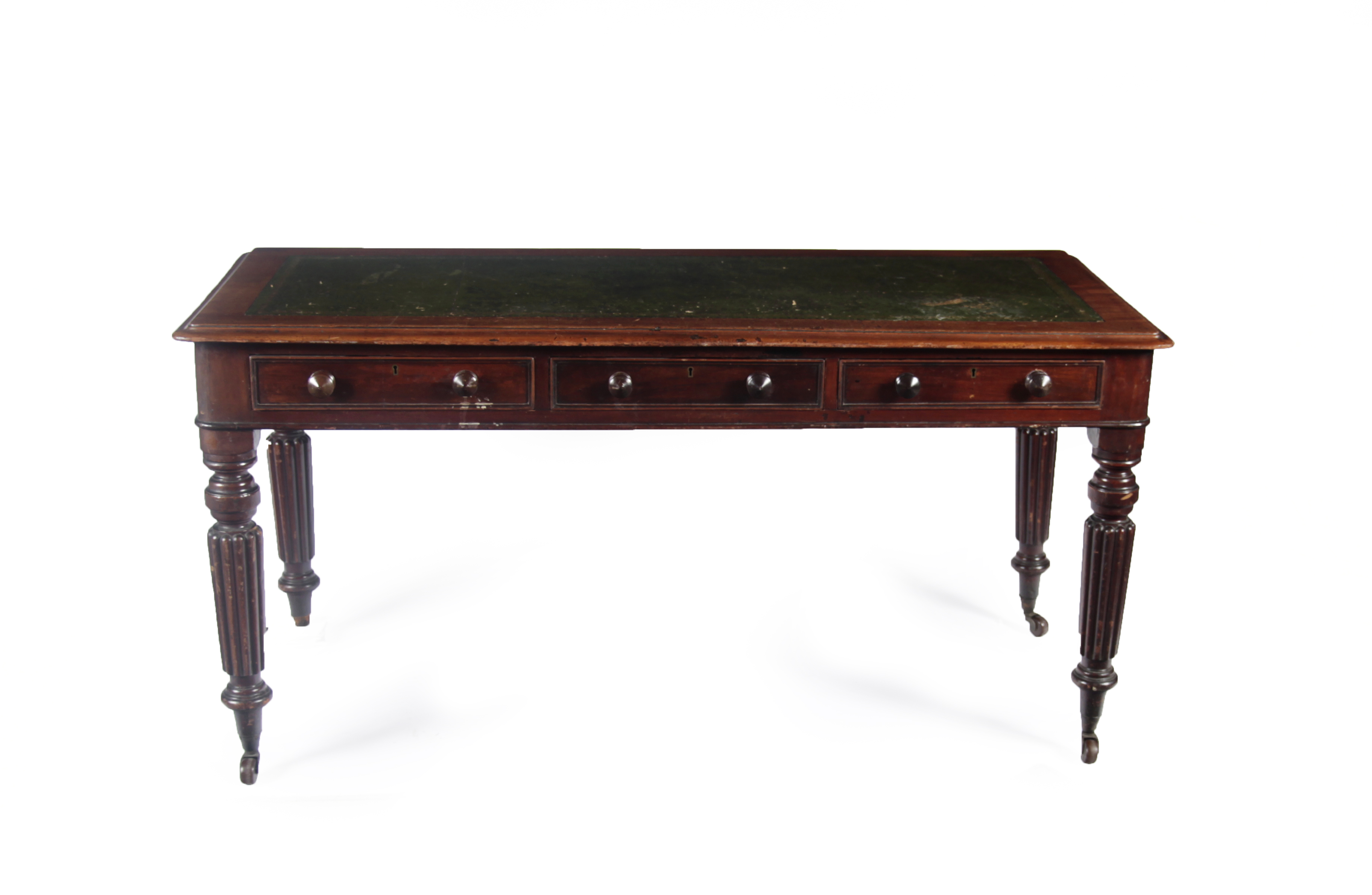 GEORGE IV MAHOGANY LIBRARY TABLE