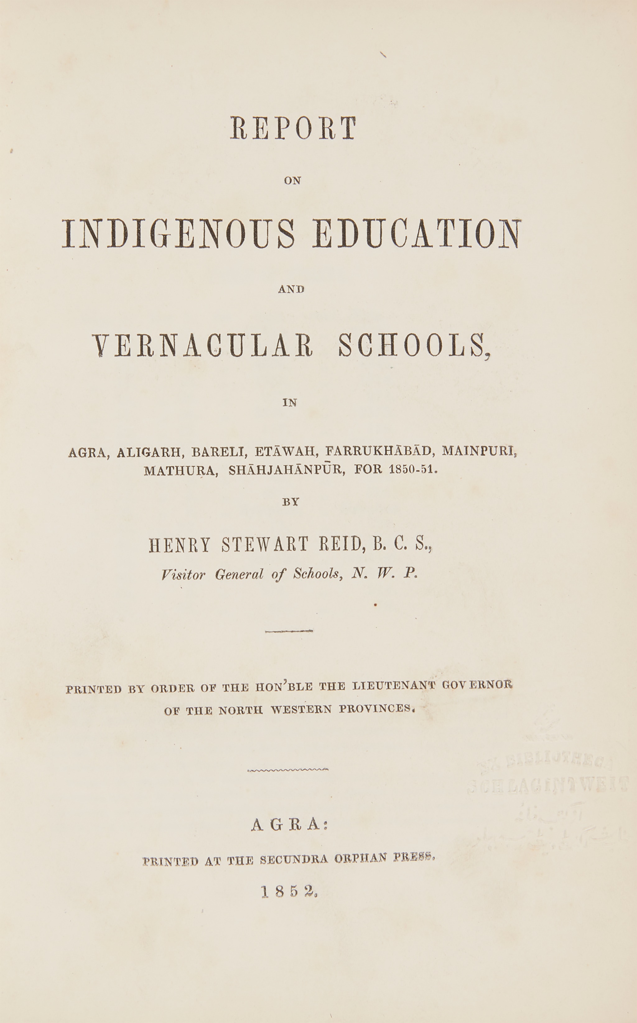 India - North-Western Province