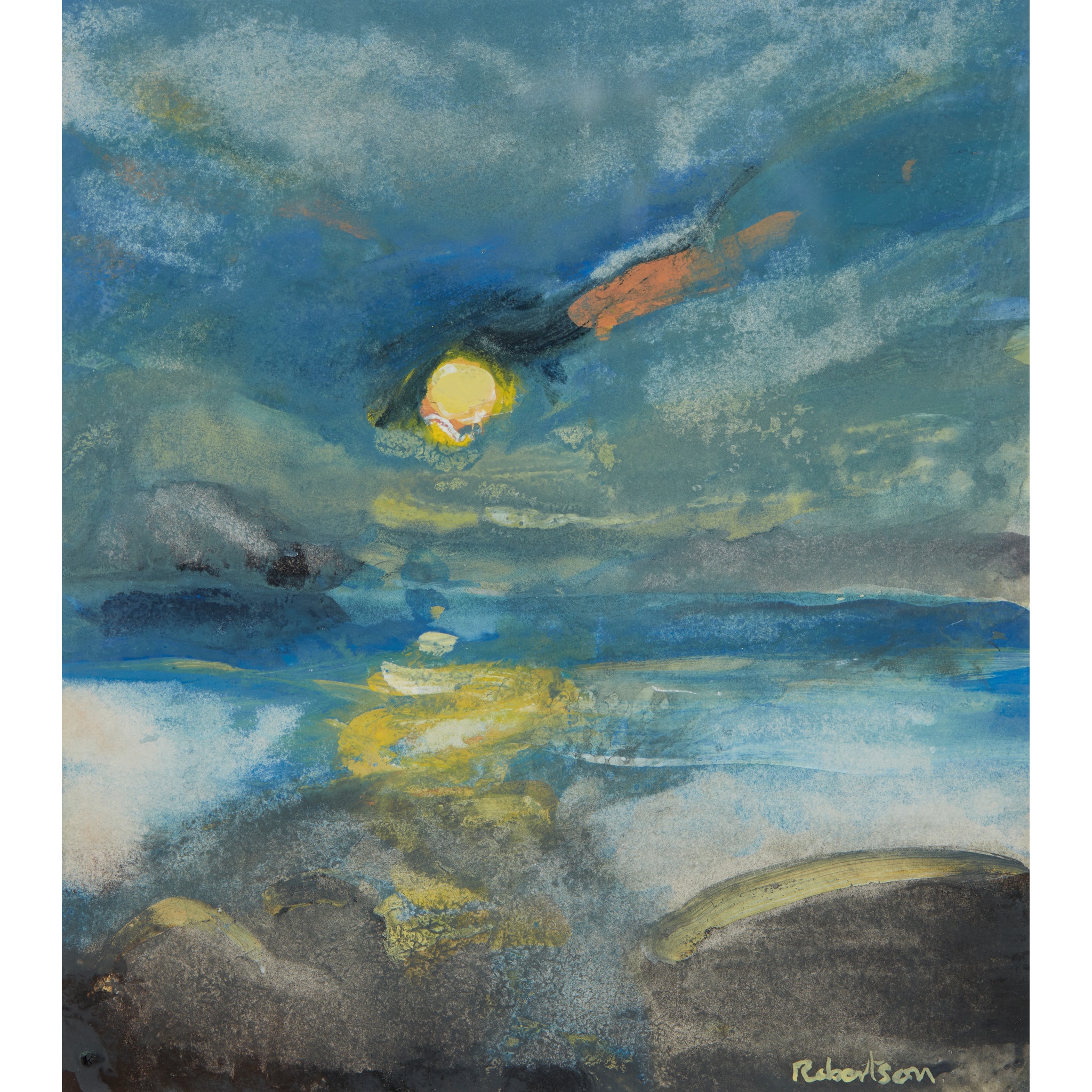 JAMES DOWNIE ROBERTSON M.B.E., R.S.A., R.S.W., R.G.I. (SCOTTISH 1931-2010)