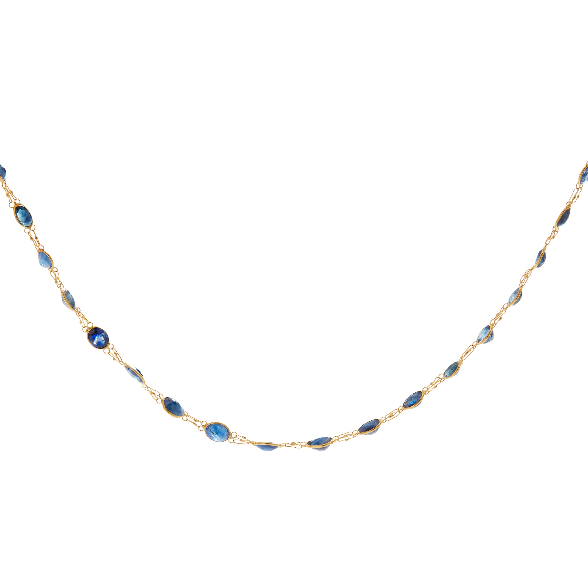 A sapphire necklace
