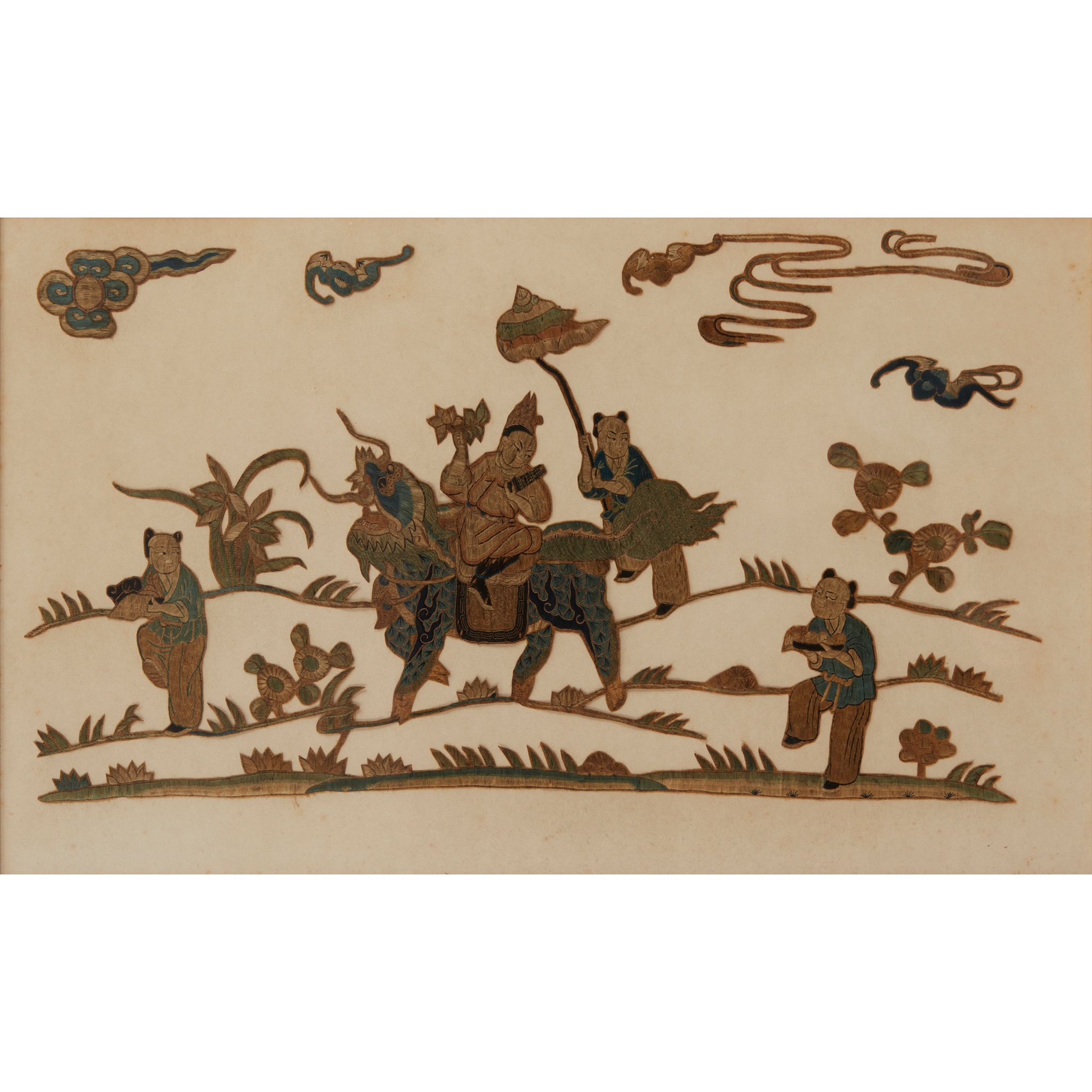 SILK EMBROIDERED MATERIALS