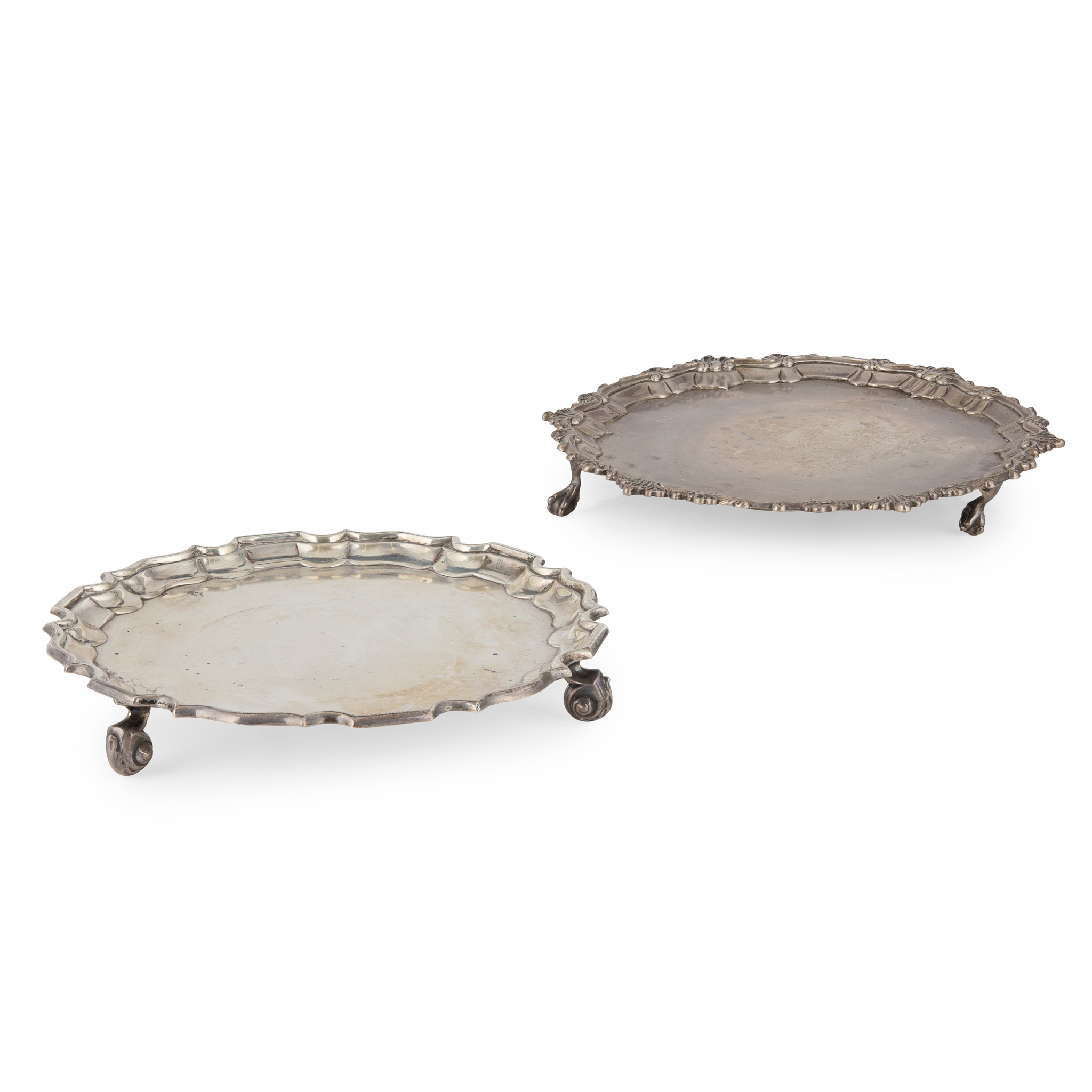A 'REGENCY' GEORGE III CARD TRAY