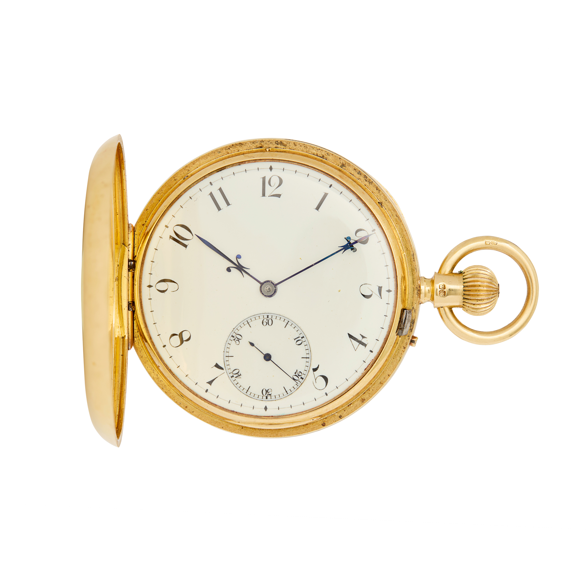 James Weir, Glasgow. An important 18k gold half-hunter pocket watch with Kew A certificate