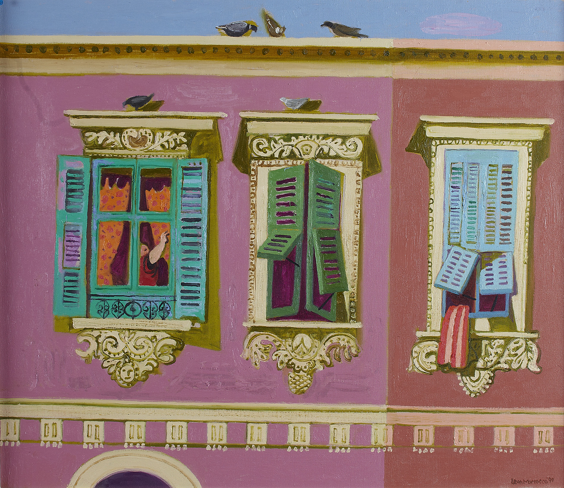 LEON MORROCCO R.S.A (SCOTTISH B.1942)