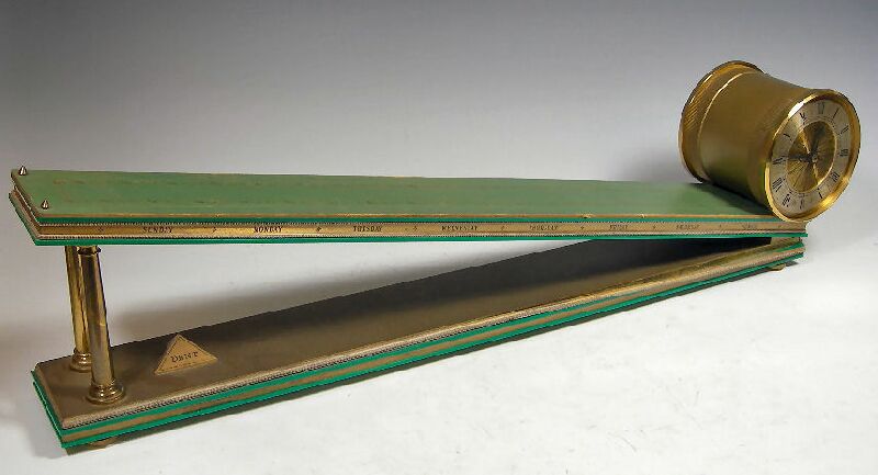 A gravity clock by Dent, London