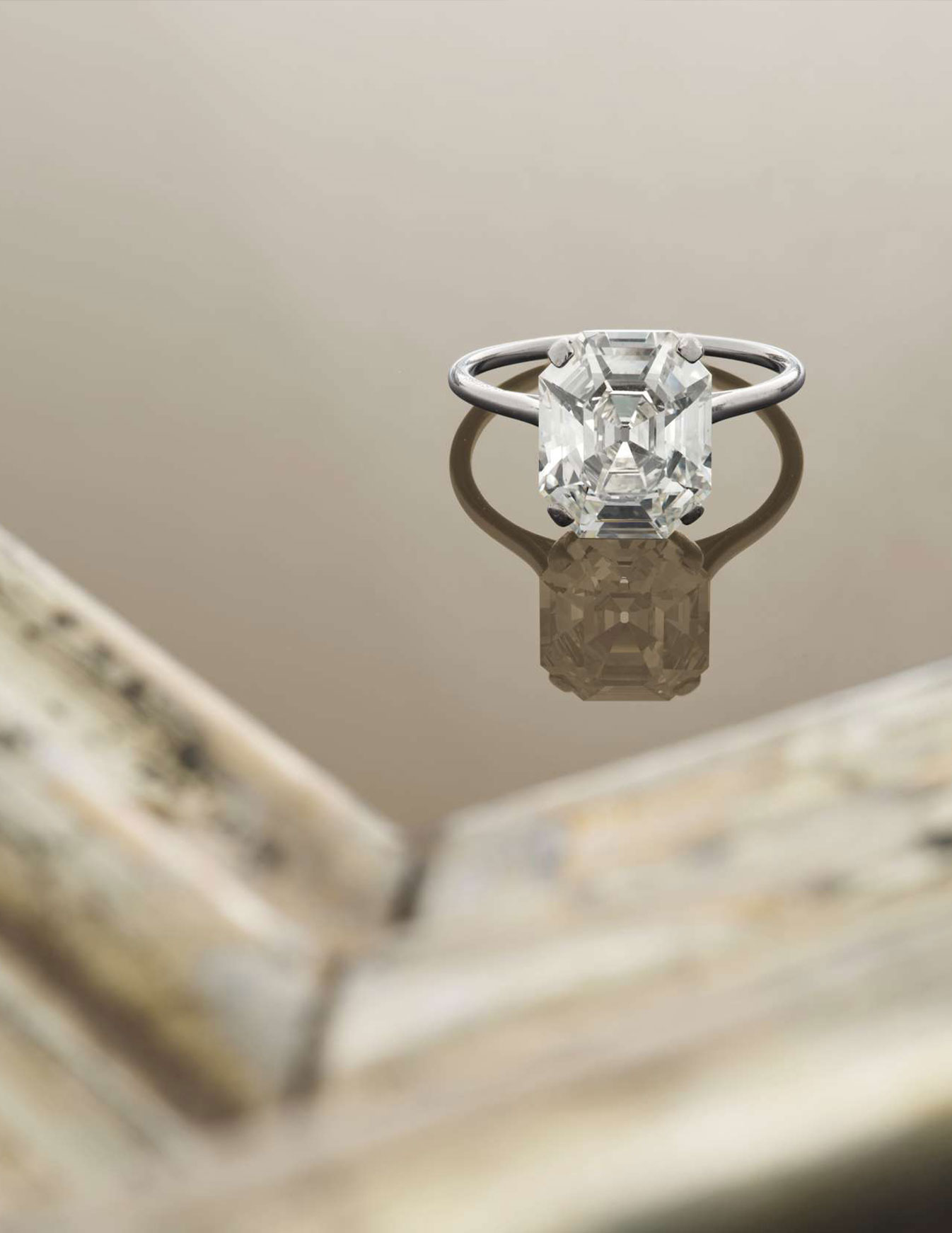 Cartier: A 5.08 carat diamond single-stone ring