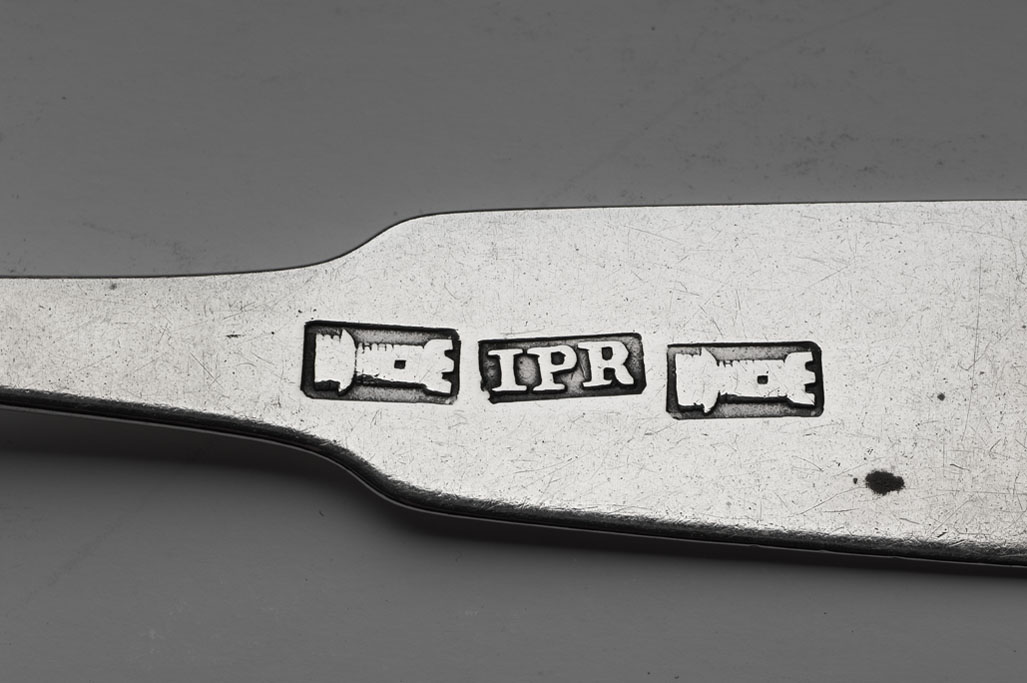 Forres - a scarce set of five Scottish provincial teaspoons