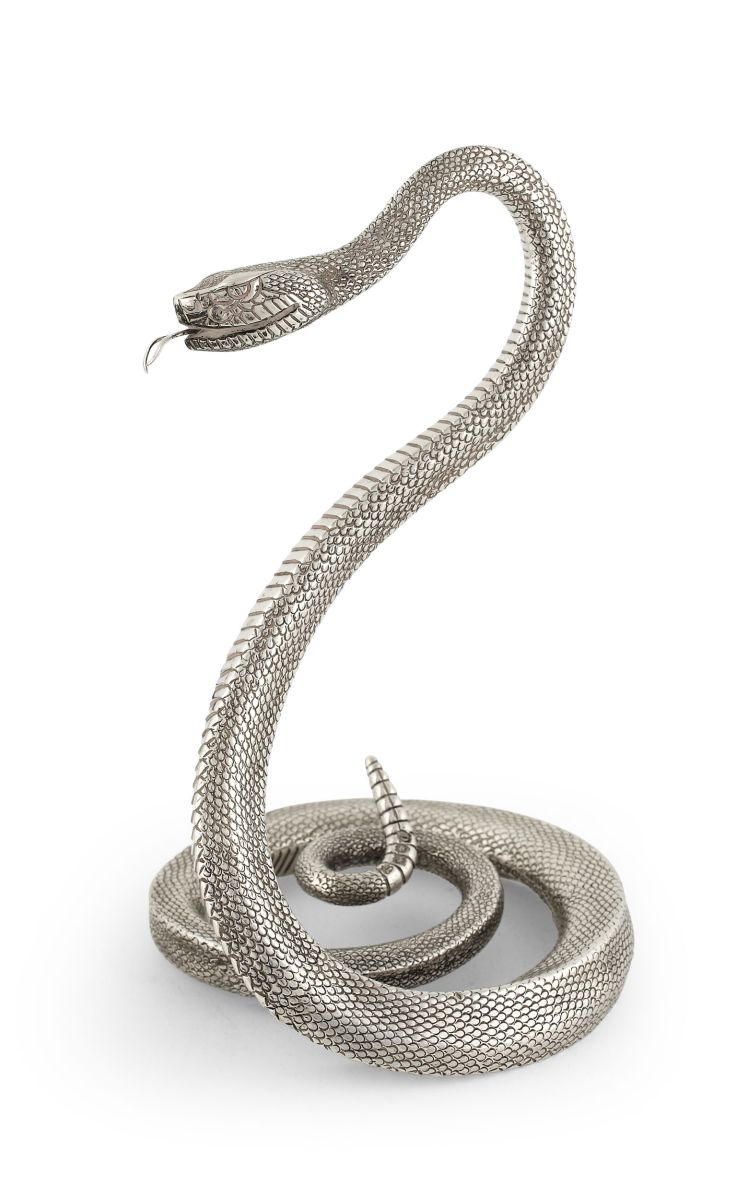 An Edwardian model of a snake