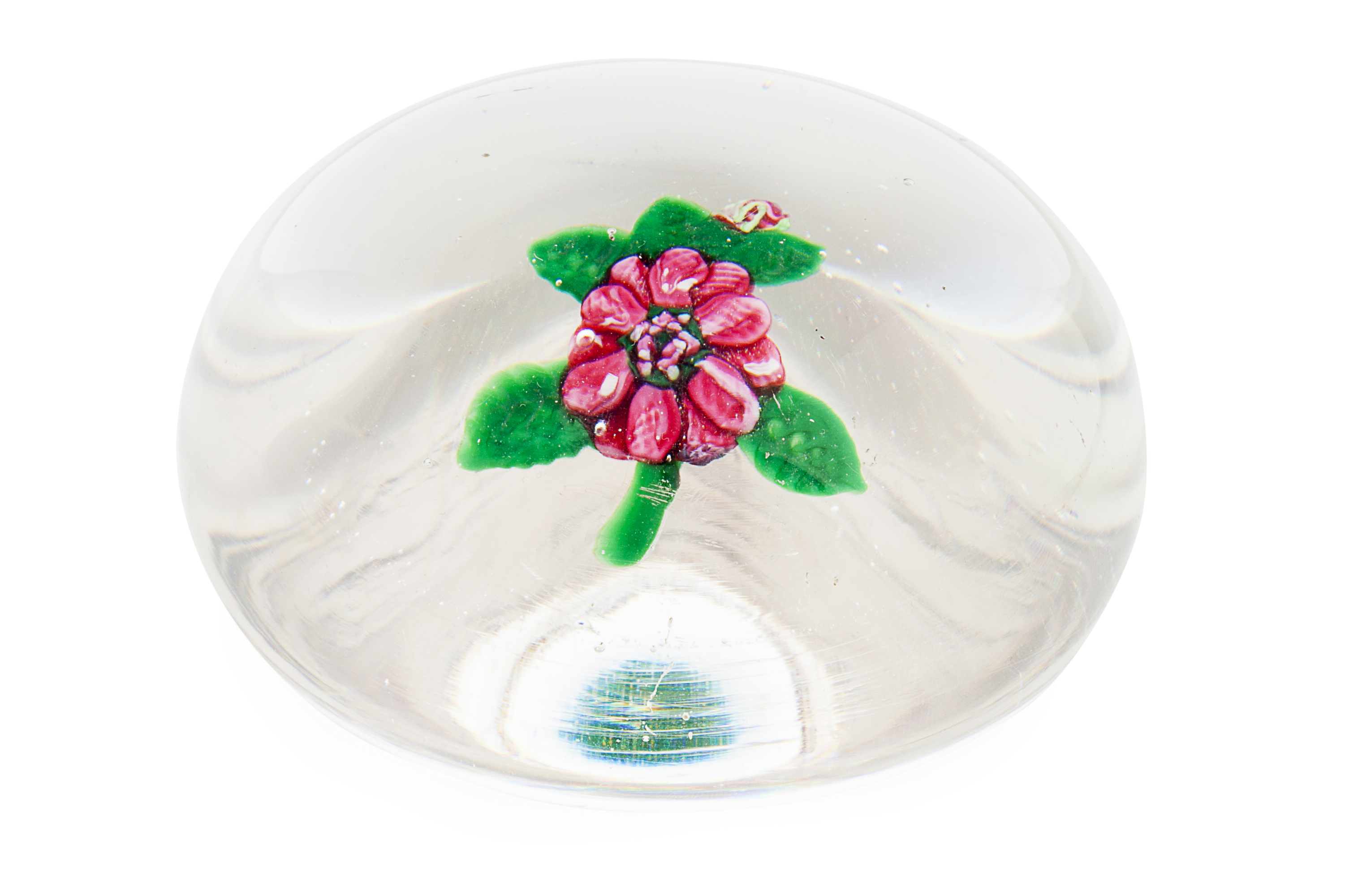 ANTIQUE FRENCH GLASS MAGNUM PAPERWEIGHT