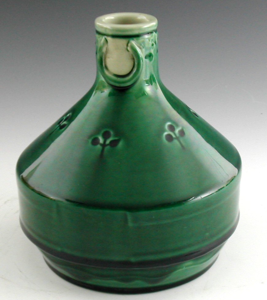 A Josef Olbrich green glazed stoneware vase,