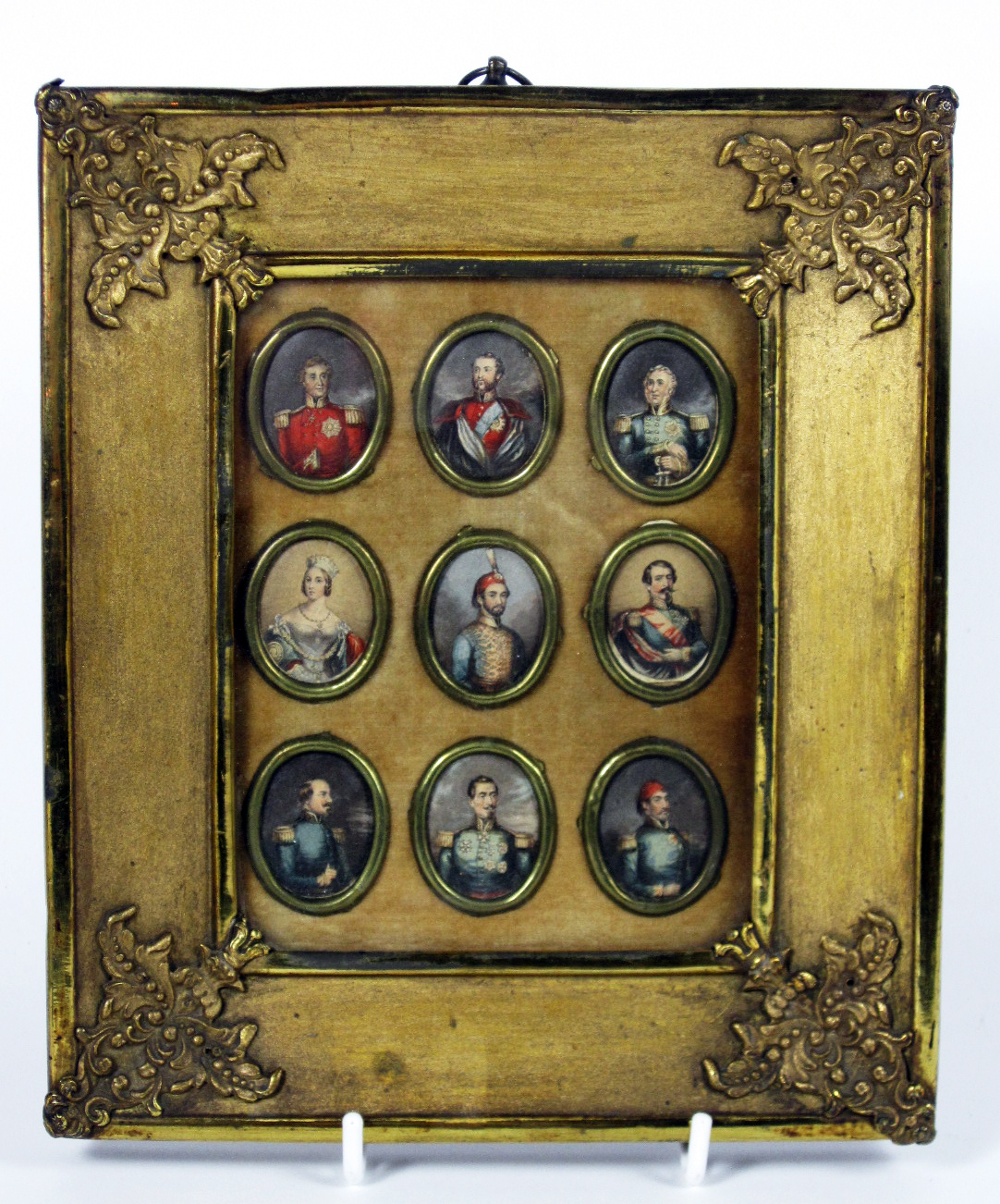 MID 19TH CENTURY GROUP OF NINE BAXTER PRINTS OF MINIATURES
