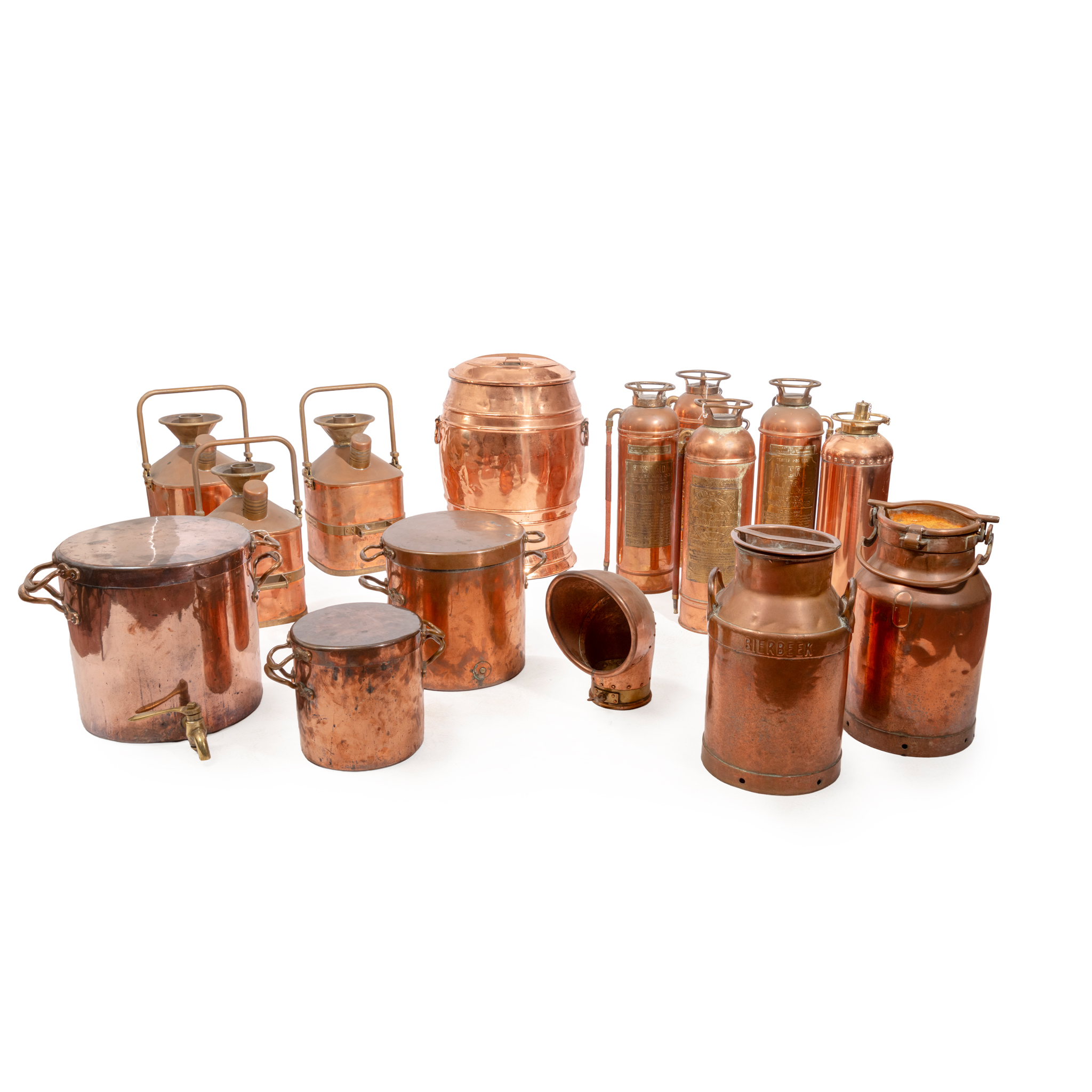 A COLLECTION OF COPPERWARE