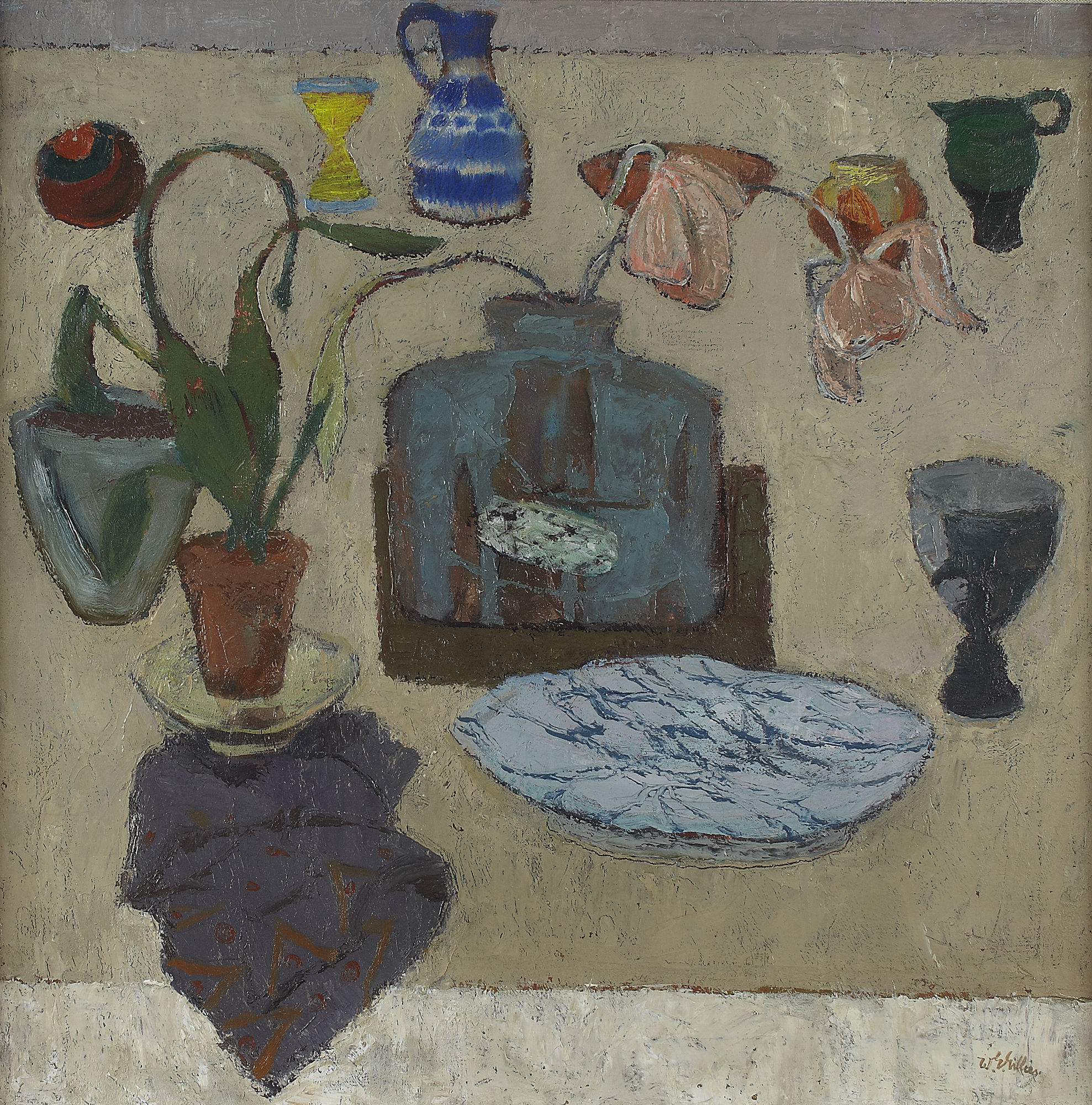 SIR WILLIAM GEORGE GILLIES C.B.E., .L.L.D., R.S.A., R.S.W., R.A (SCOTTISH 1898-1973)