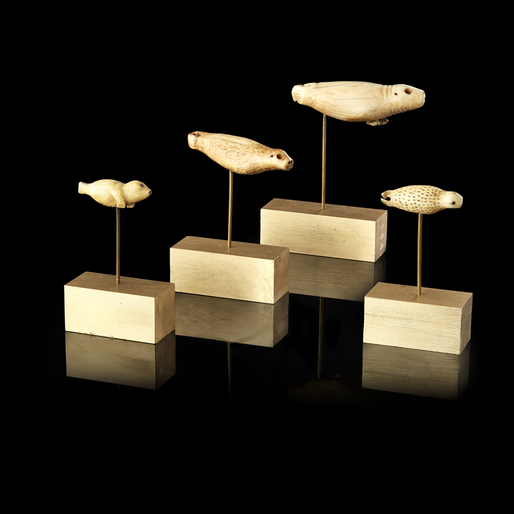 GROUP OF INUIT SEAL TOGGLES