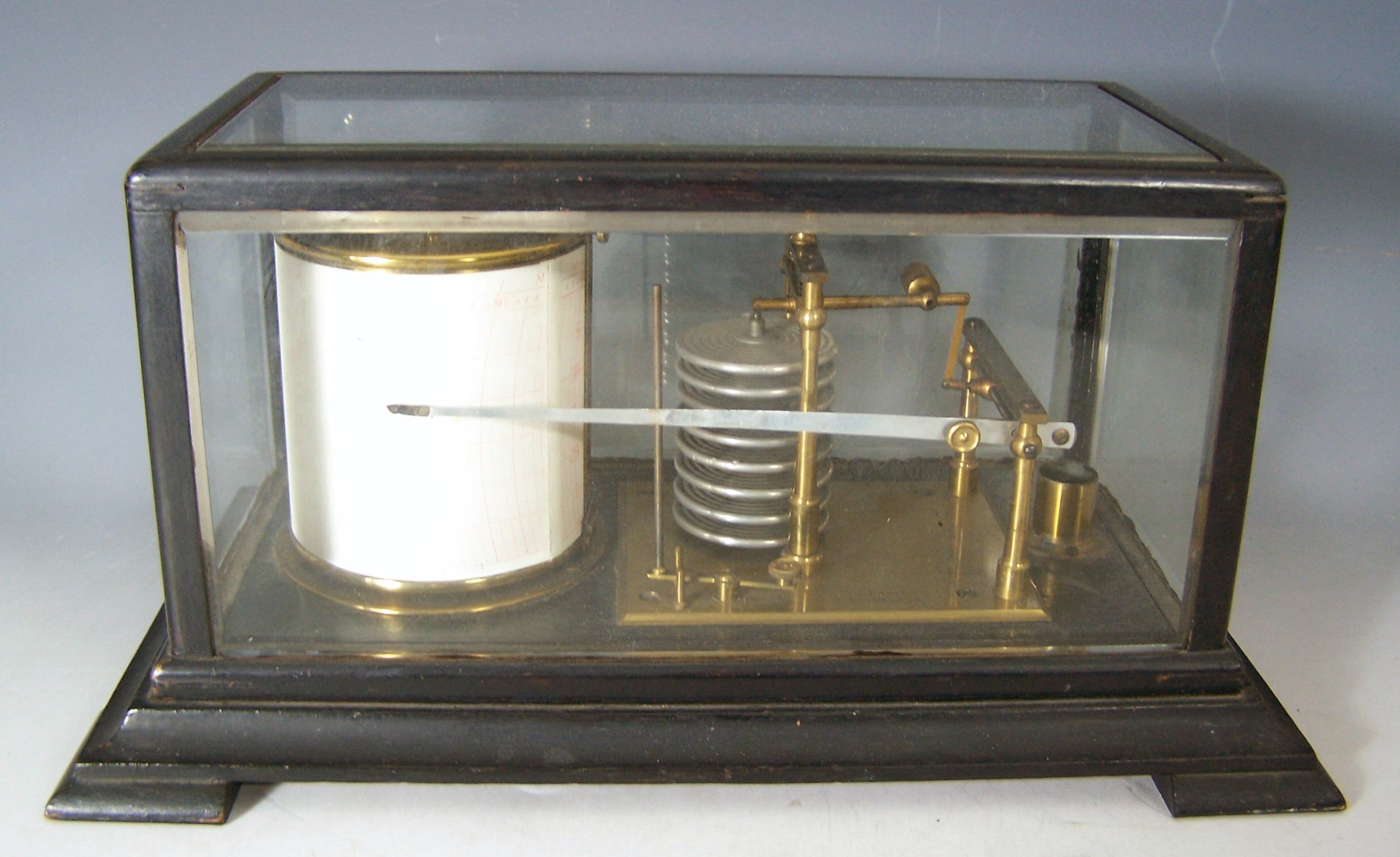 Lennie, Edinburgh An ebonised cased barograph,