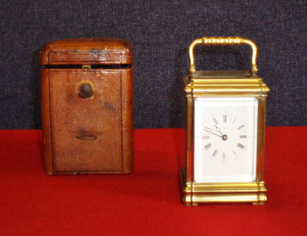BRASS CASED CARRIAGE CLOCK