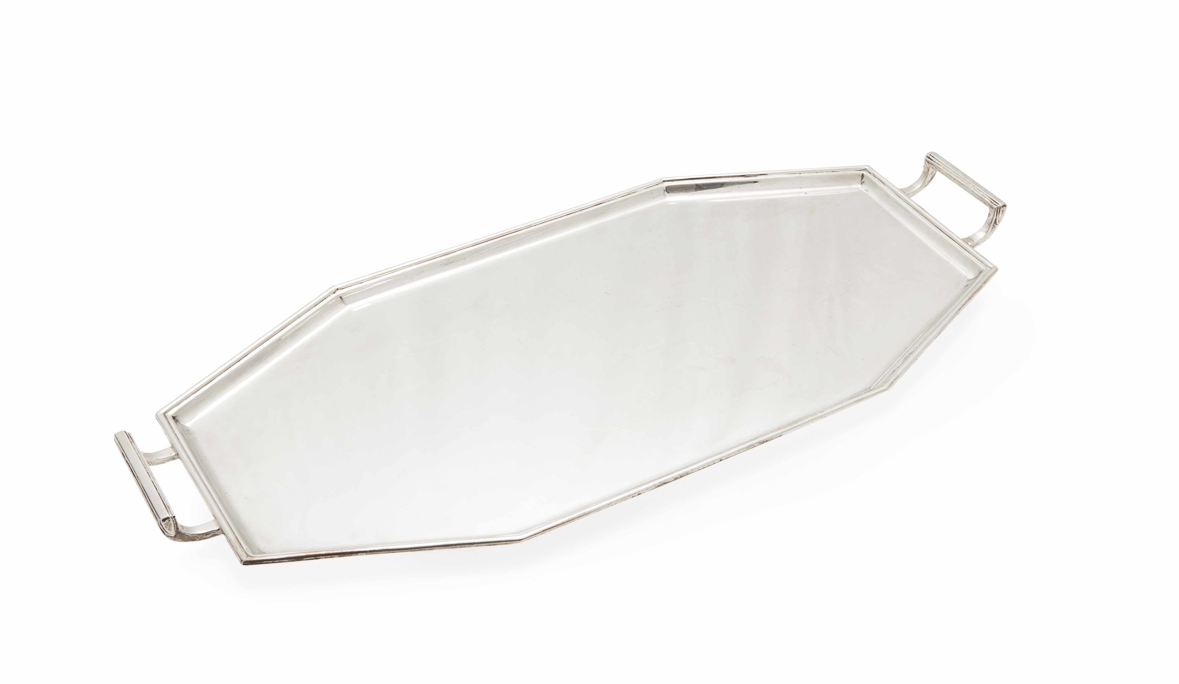 An Art Deco drinks tray