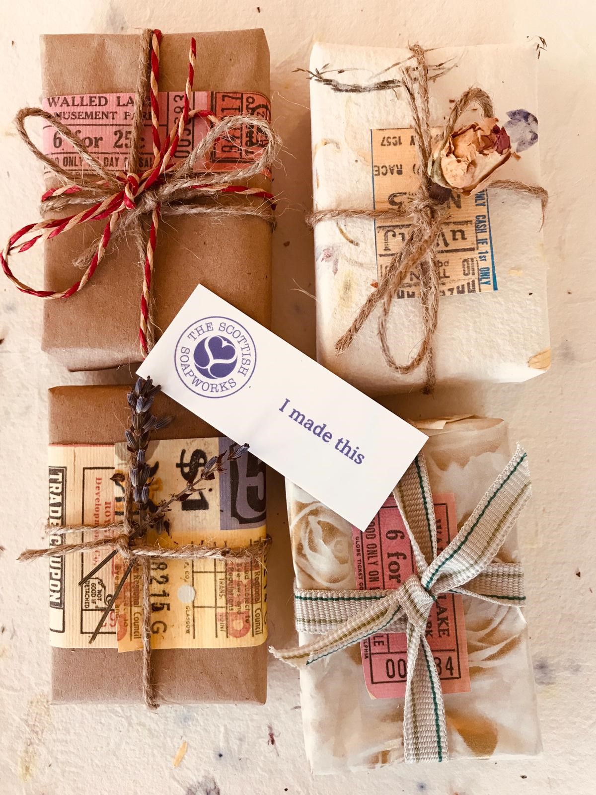 'SOAP AND SIP' SOAP MAKING WORKSHOP, FOR UP TO TEN, WITH THE SCOTTISH SOAPWORKS