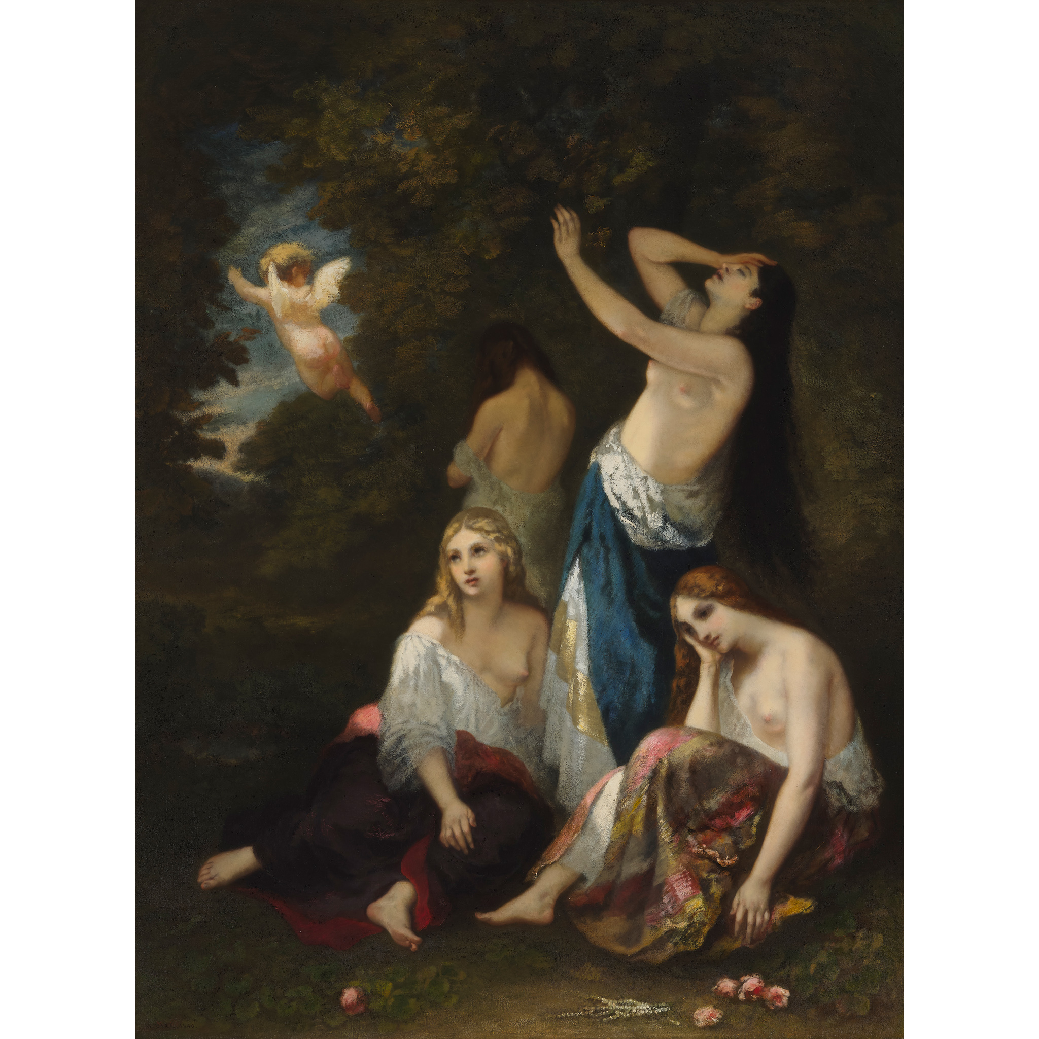 NARCISSA-VIRGILE DIAZ DE LA PENA (FRENCH 1808-1876)
