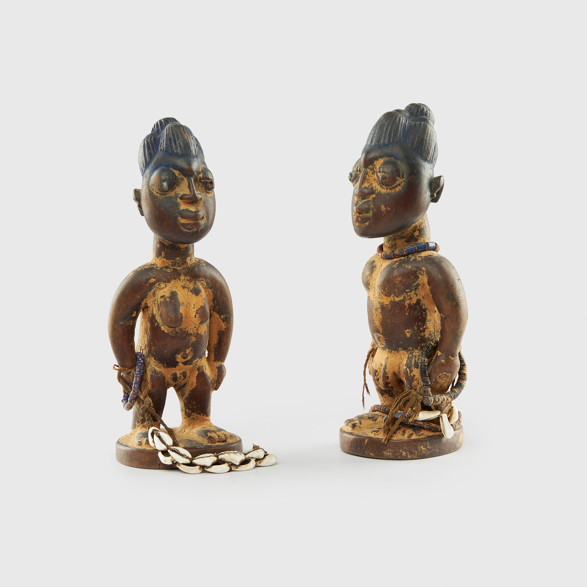 YORUBA TWIN FIGURES, IBEJI