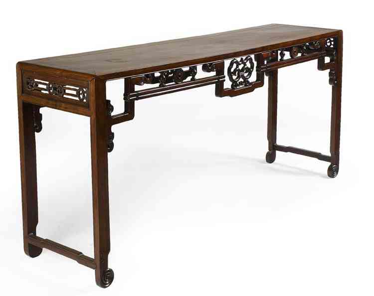A 19th century Chinese rosewood altar table