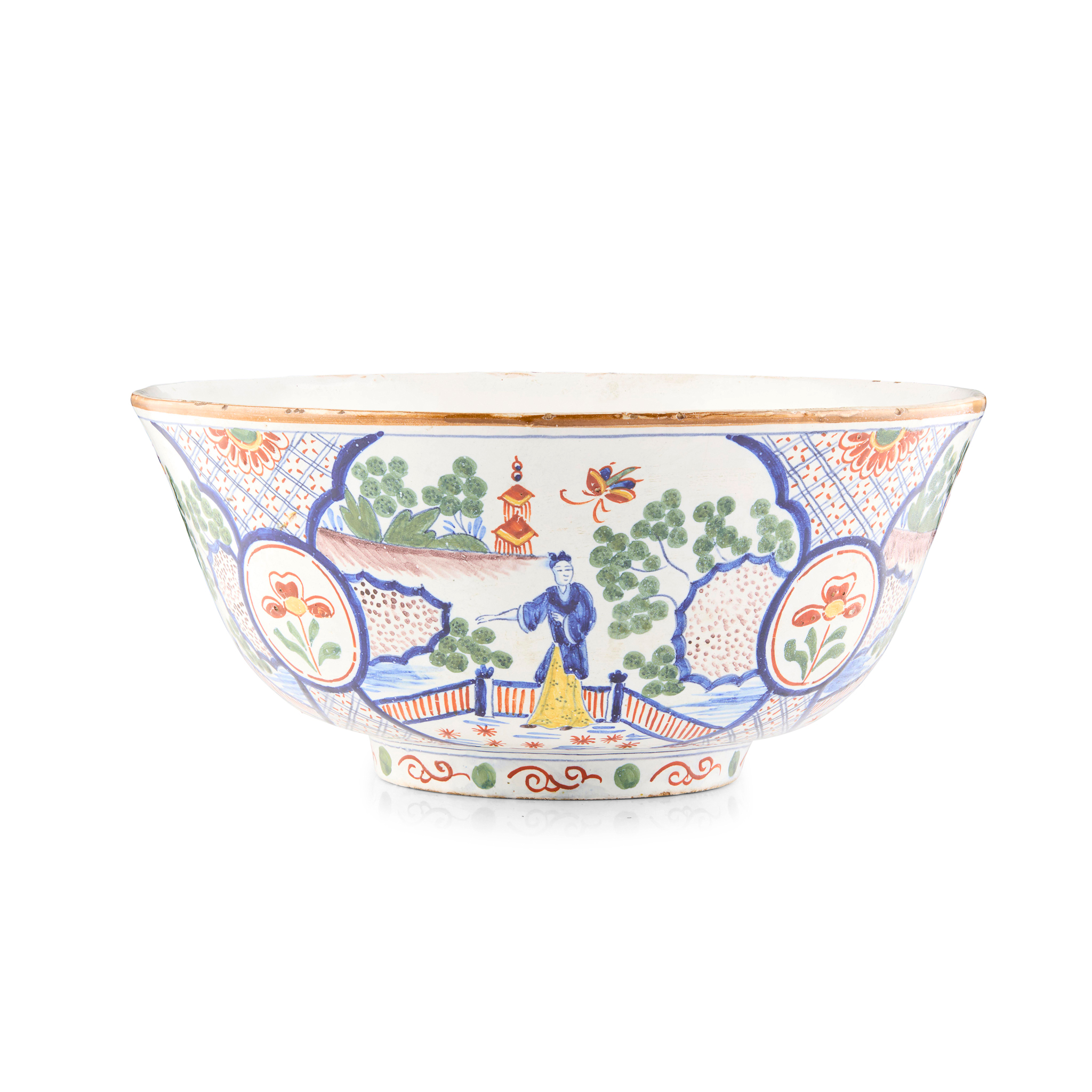 POLYCHROME DELFT BOWL