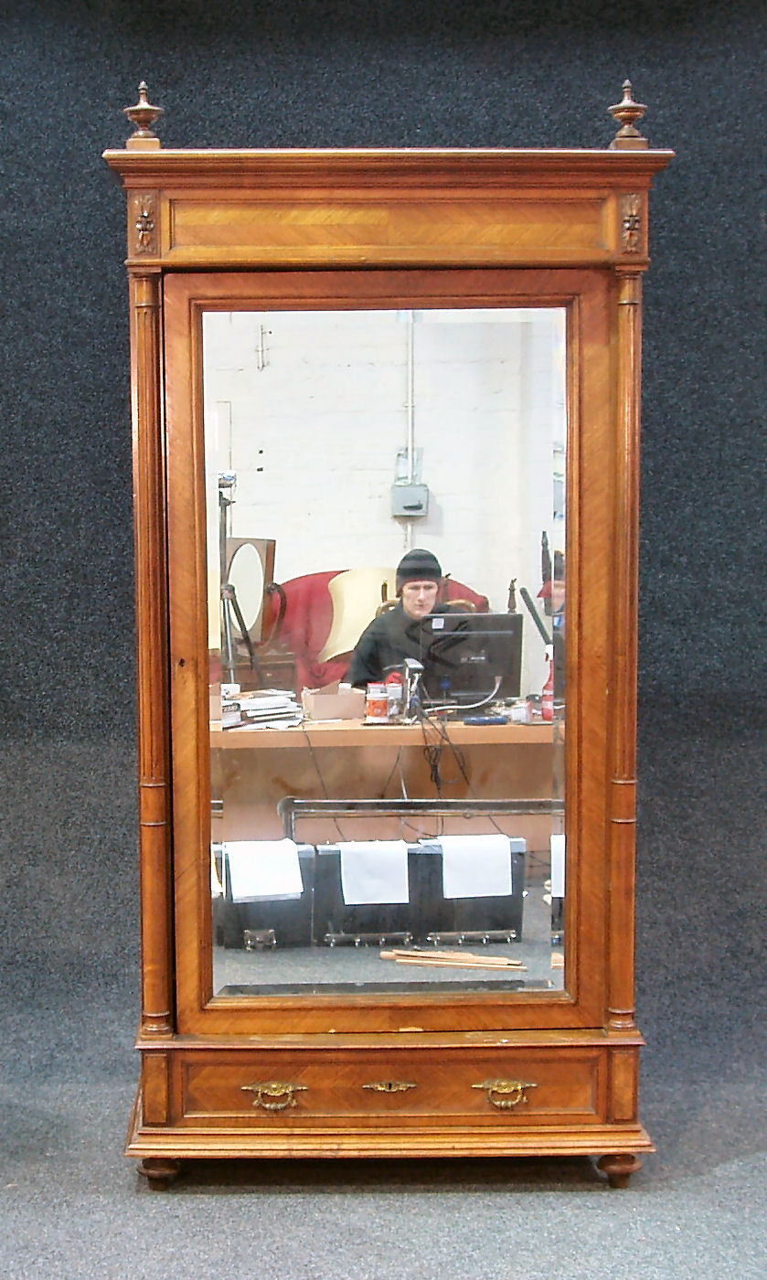 A Second Empire oak armoire