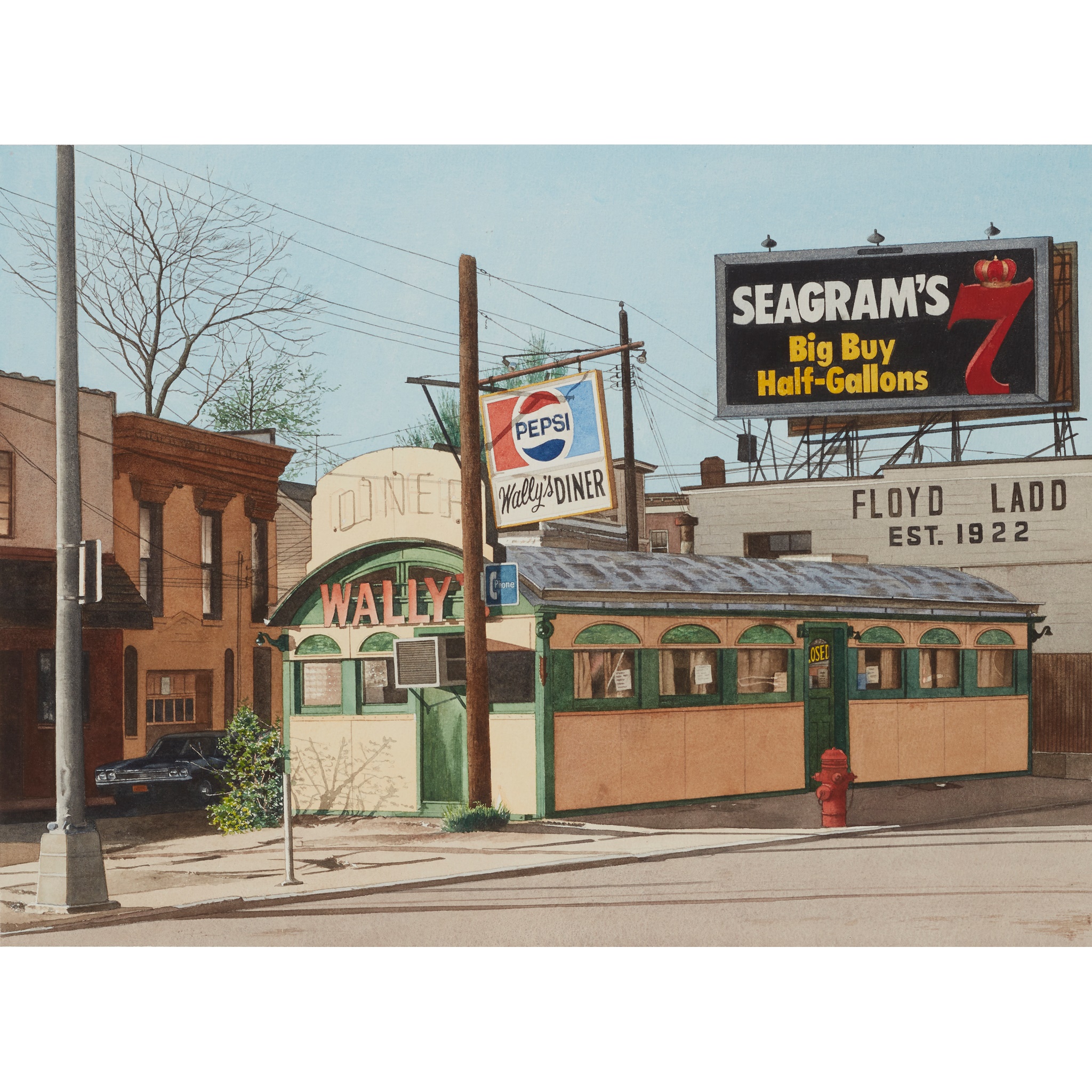 John Baeder (American 1938- )