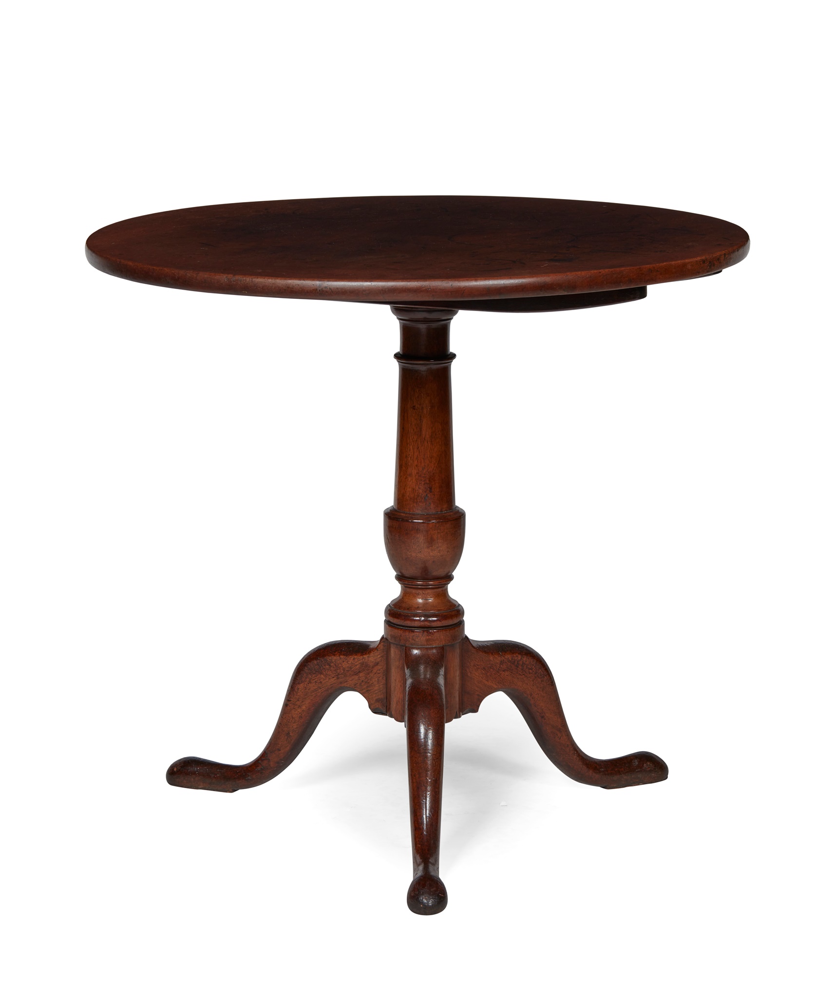 GEORGIAN MAHOGANY TILT-TOP TRIPOD TABLE