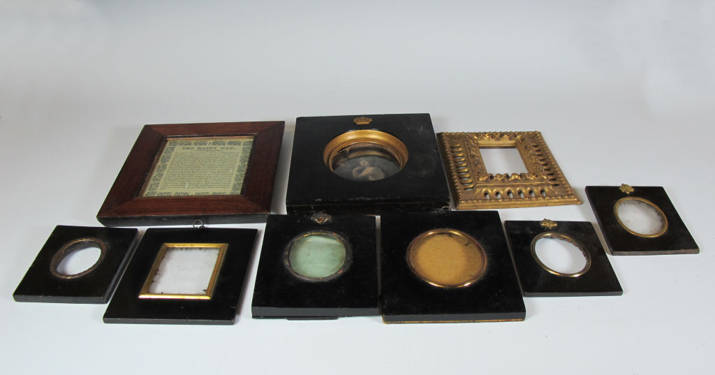 A group of 19th century and later picture frames