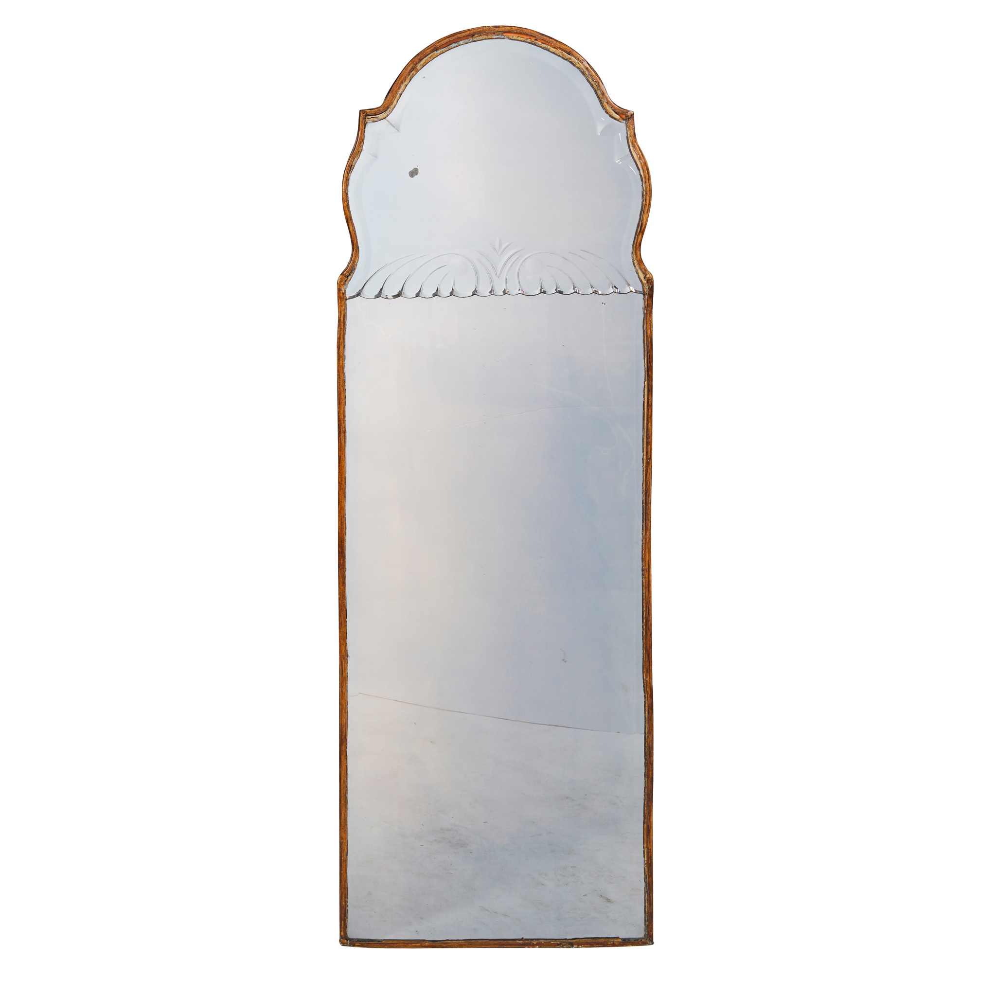 PAIR OF QUEEN ANNE STYLE PIER MIRRORS