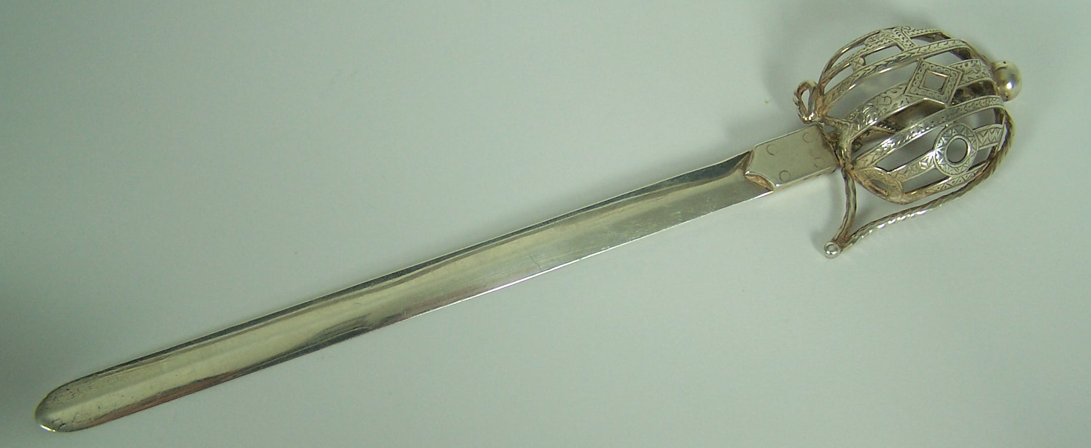 A Victorian Scottish novelty letter opener,