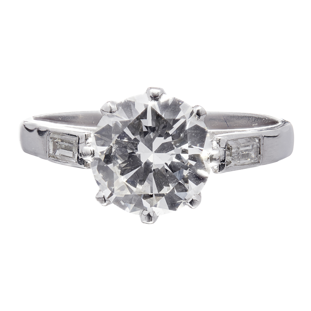 A single stone diamond ring