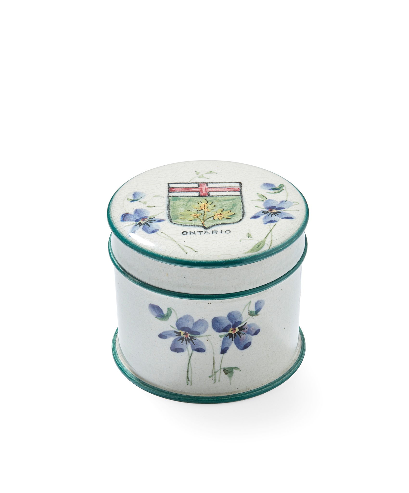 AN UNUSUAL AND RARE WEMYSS WARE POMADE