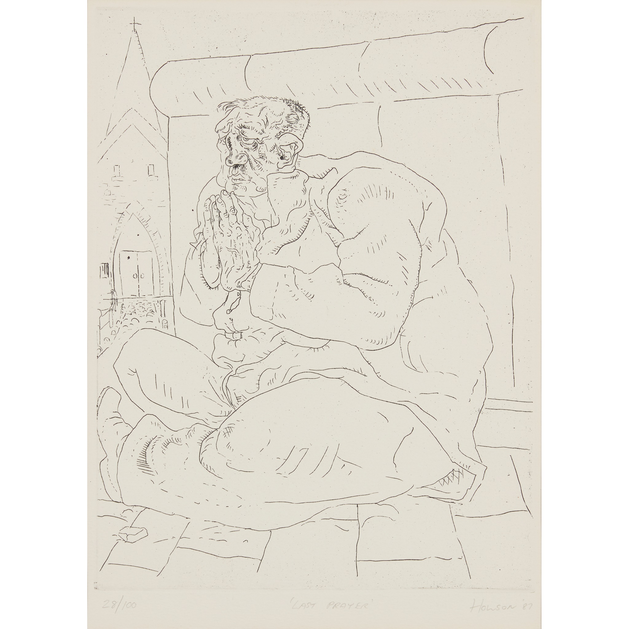 PETER HOWSON O.B.E. (SCOTTISH 1958-)