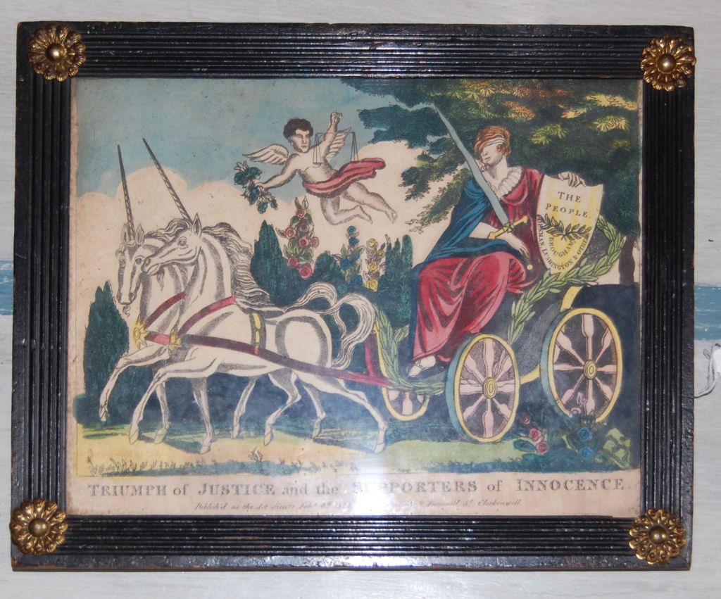 PAIR OF HAND-COLOURED ENGRAVINGS