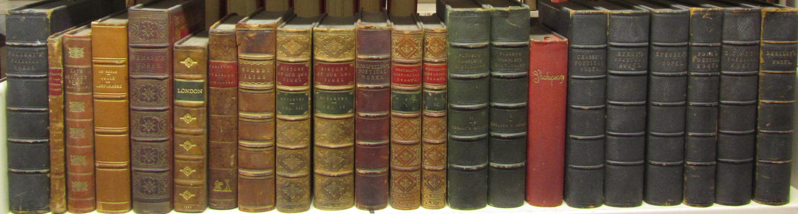 Leather bindings, 50 volumes