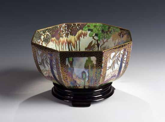 A Wedgwood Fairyland 'Dana' series lustre bowl